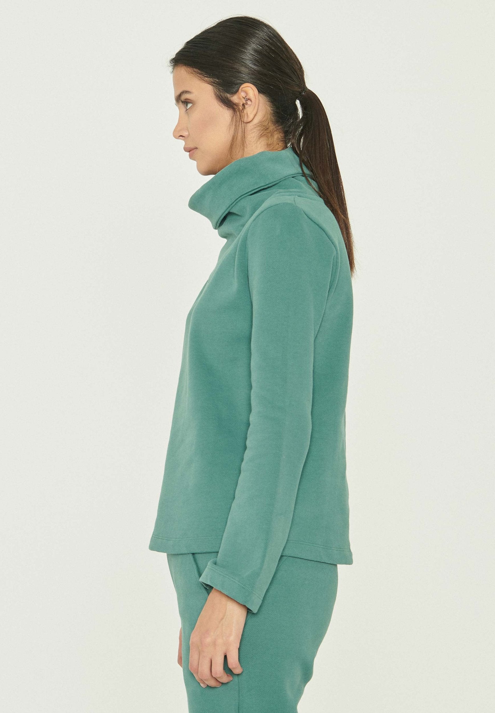 Rollkragenpullover aus Bio-Baumwolle