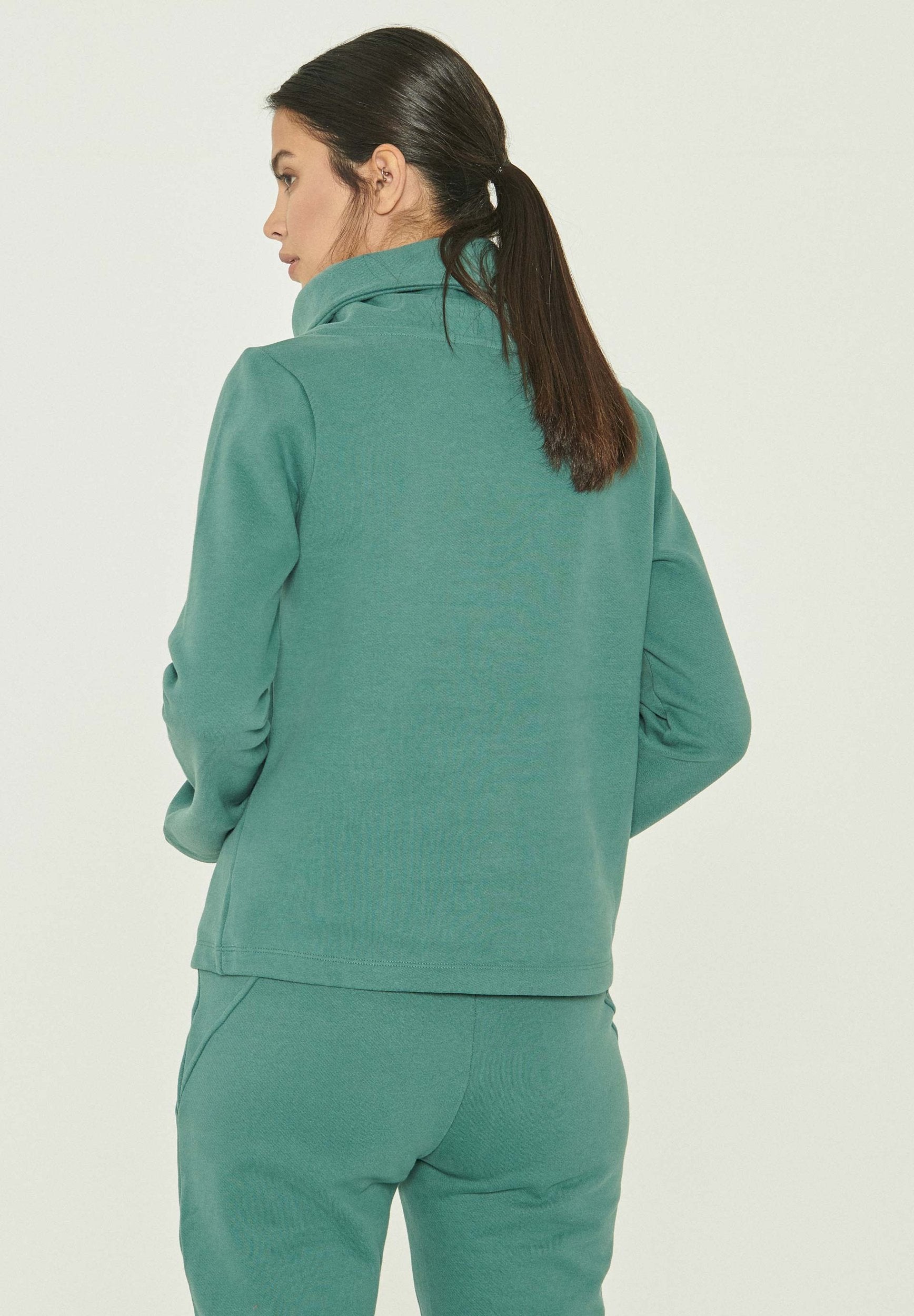 Rollkragenpullover aus Bio-Baumwolle