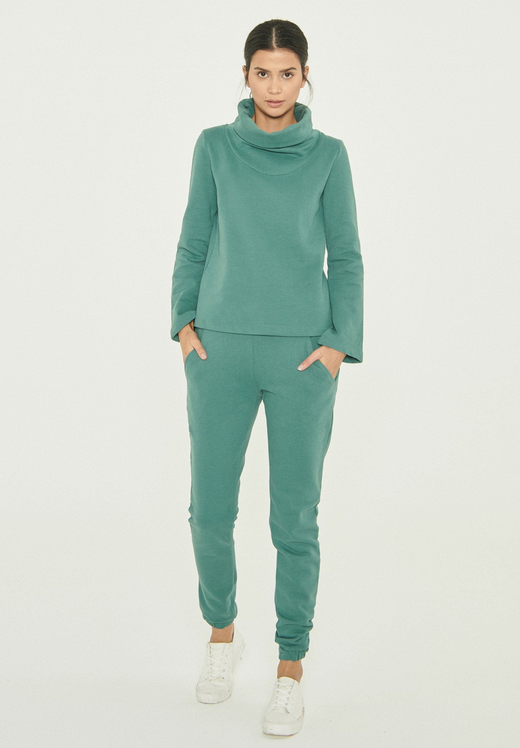 Rollkragenpullover aus Bio-Baumwolle