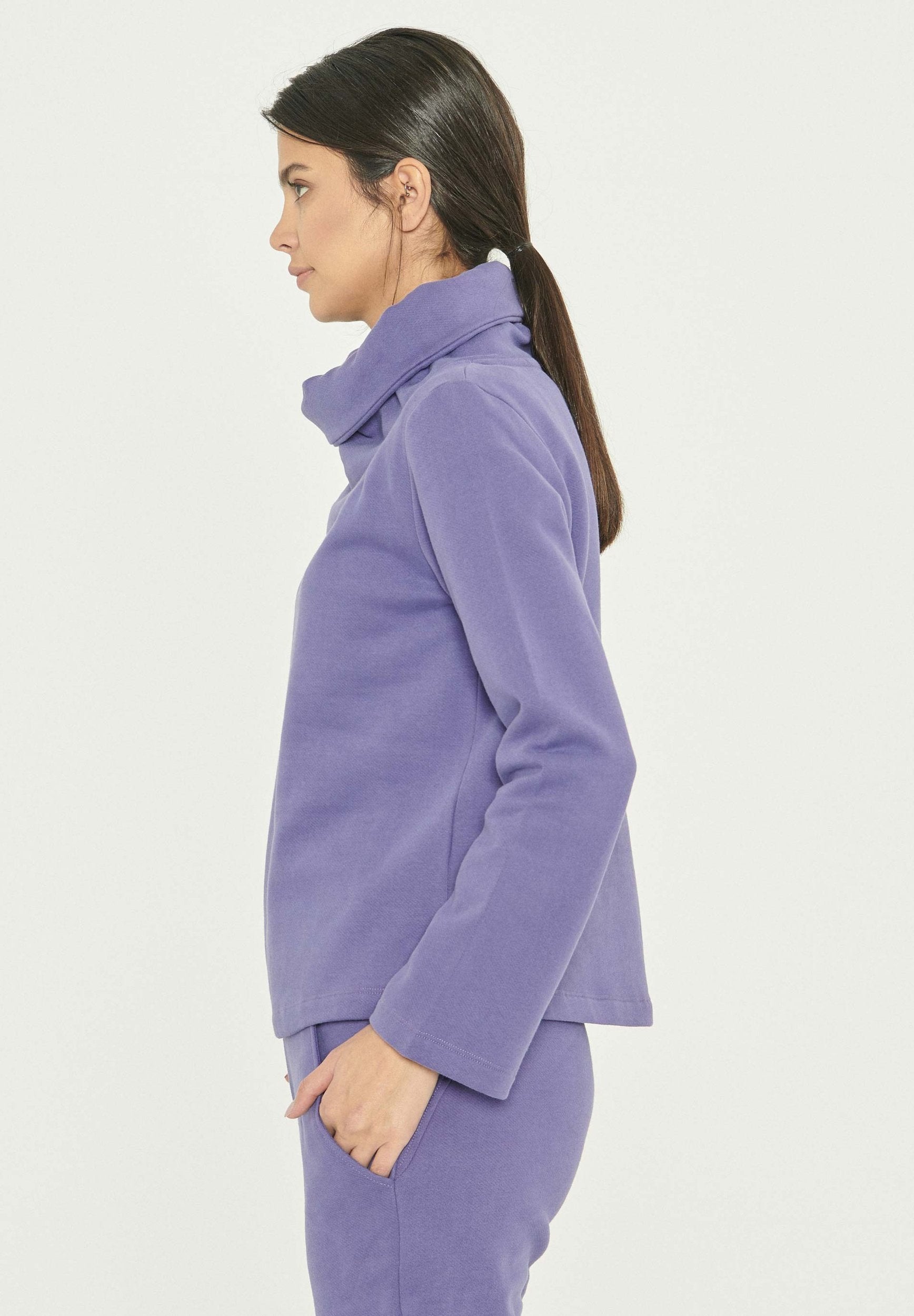 Rollkragenpullover aus Bio-Baumwolle