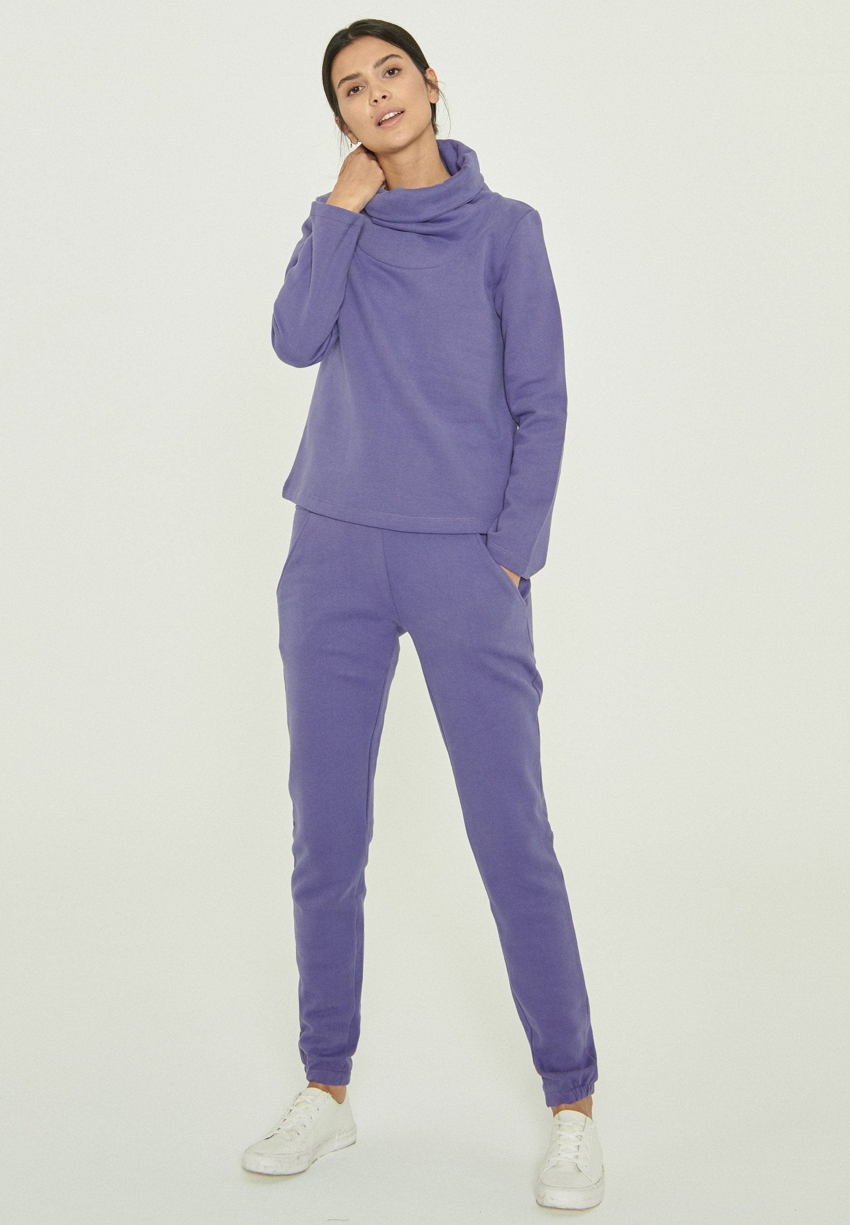 Rollkragenpullover aus Bio-Baumwolle