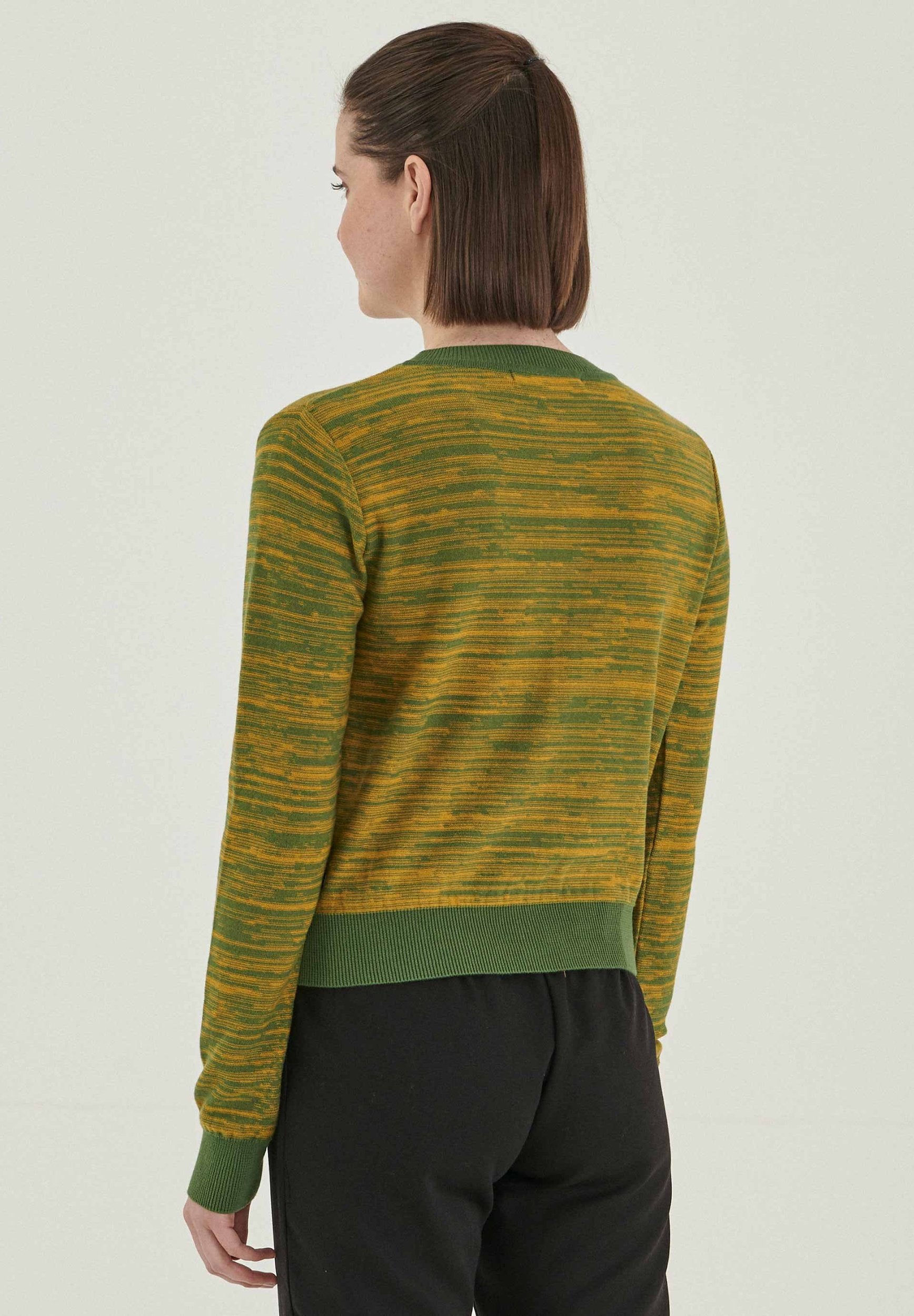 Strickjacke Knopfleiste mit Bio-Baumwolle