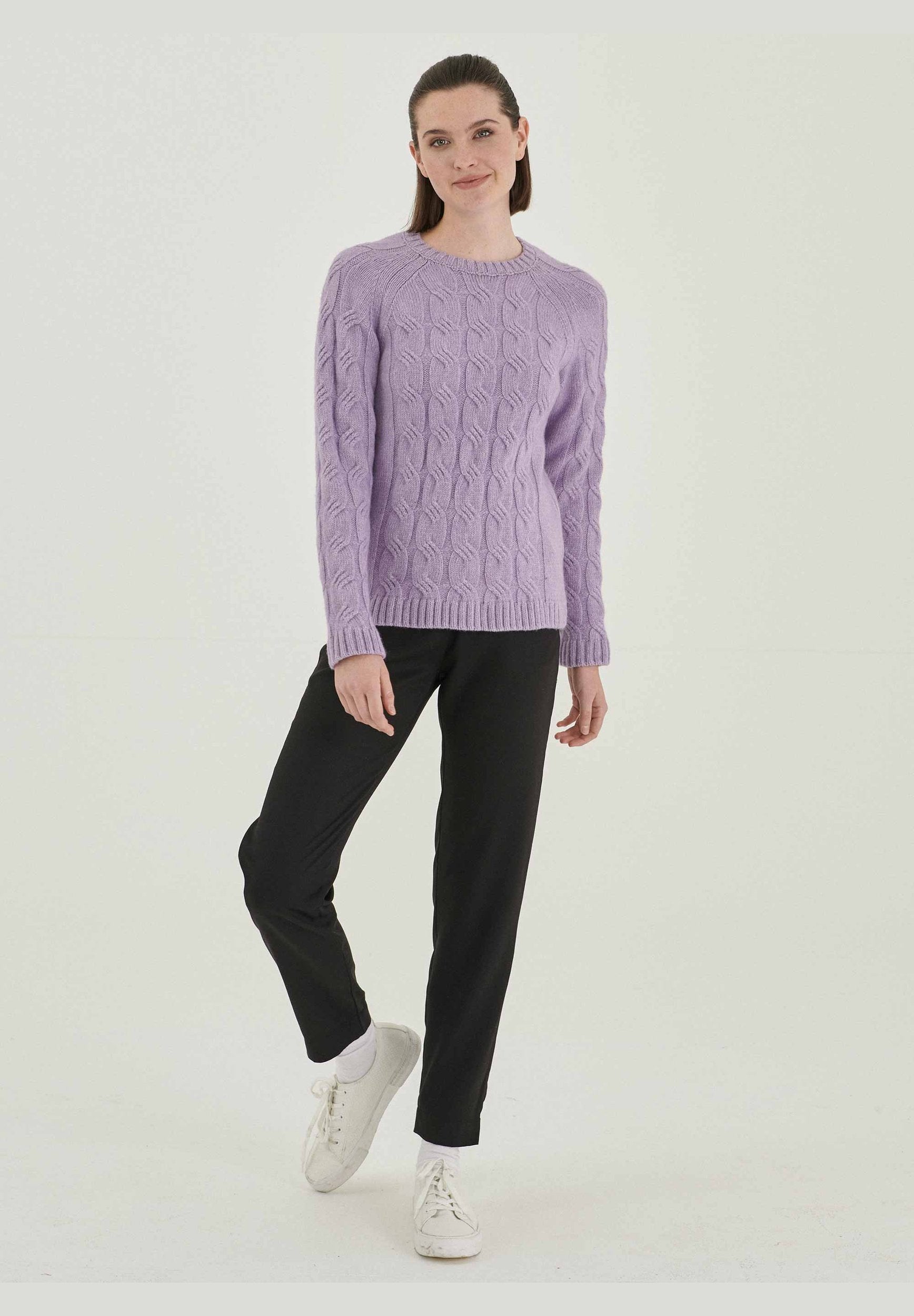 Pullover aus Bio-Merinowolle und Bio-Baumwolle