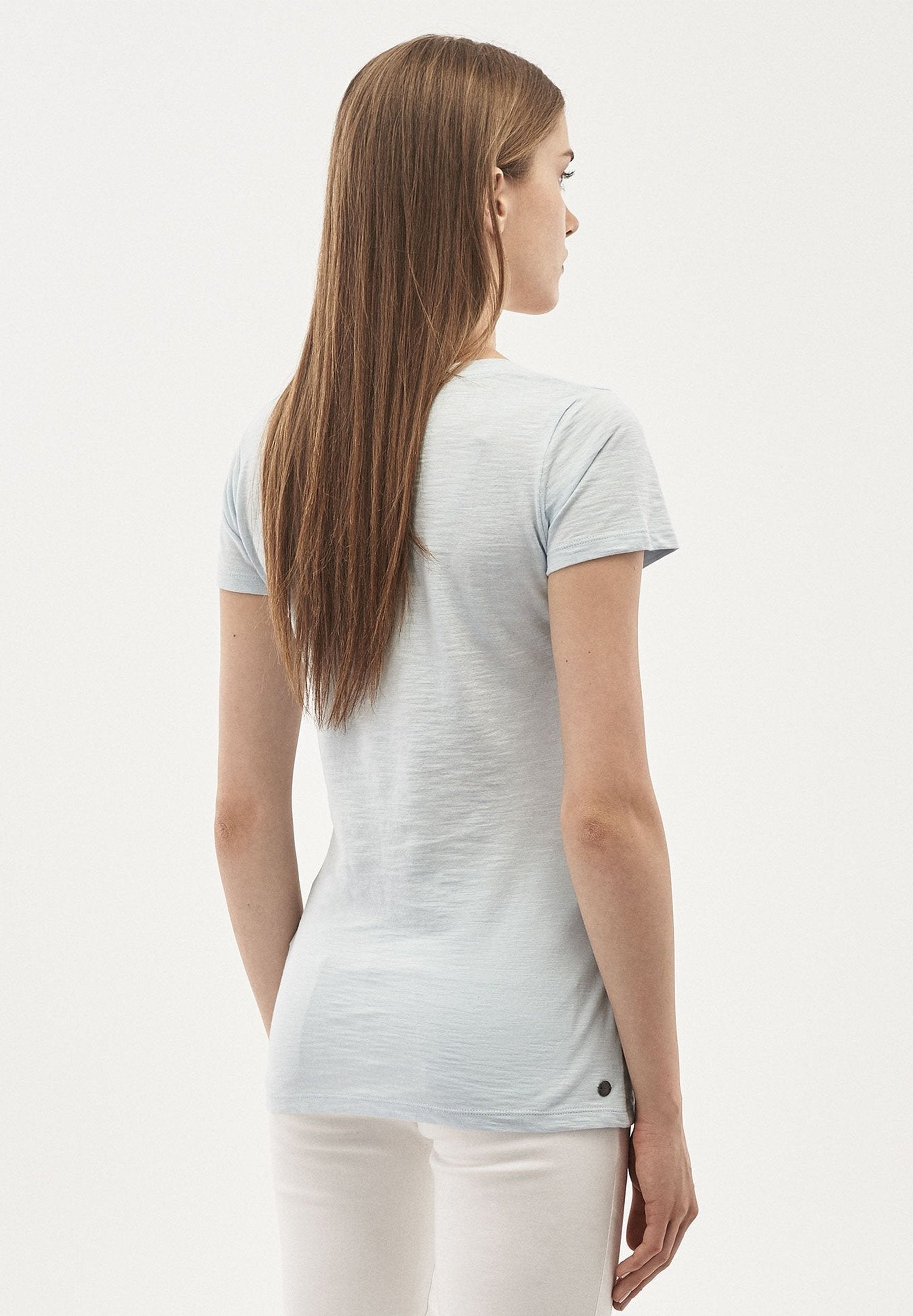 T-Shirt aus Bio-Baumwolle mit Vogel-Print