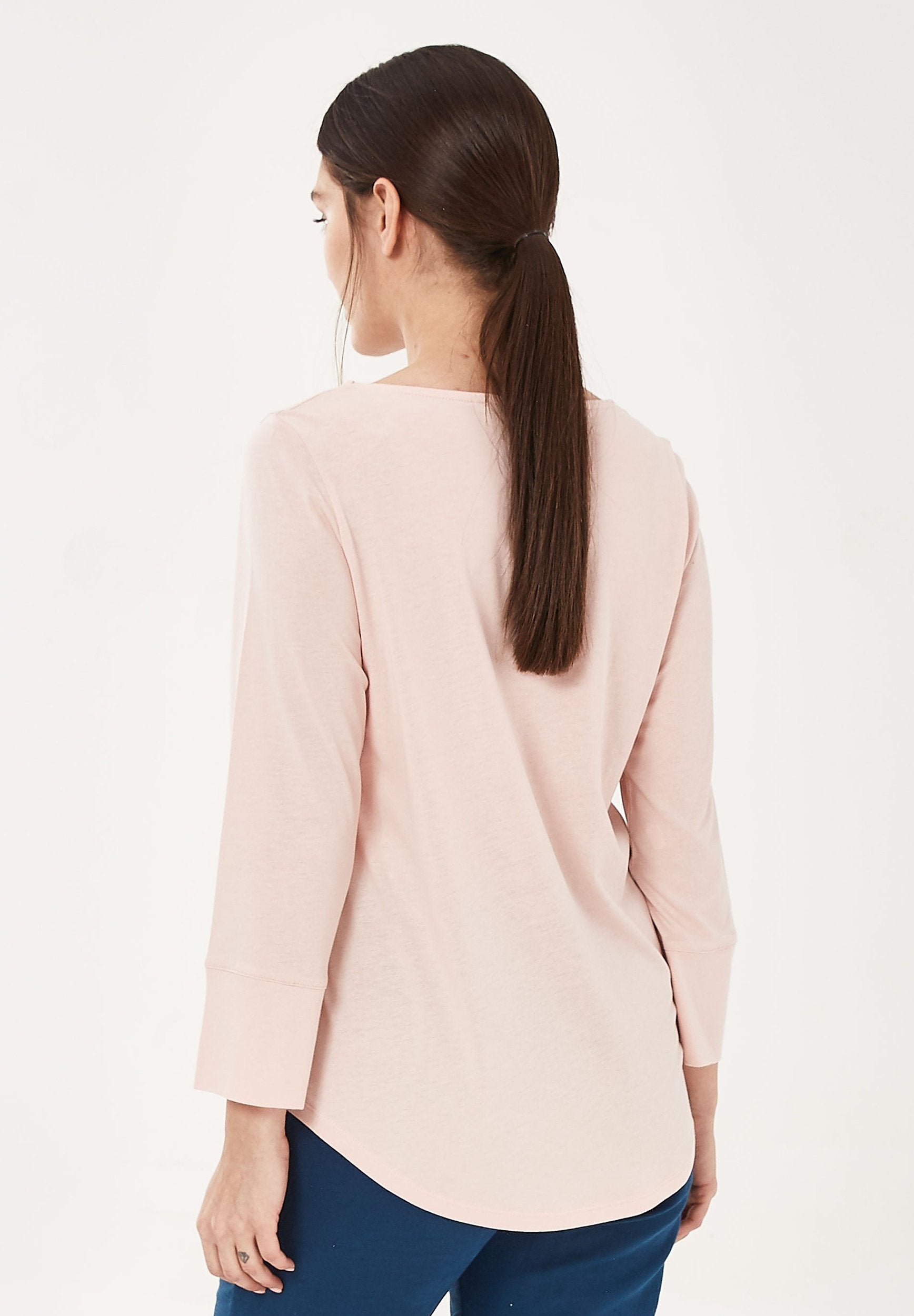 T-Shirt aus TENCEL™ Lyocell-Mix mit 3/4-Arm