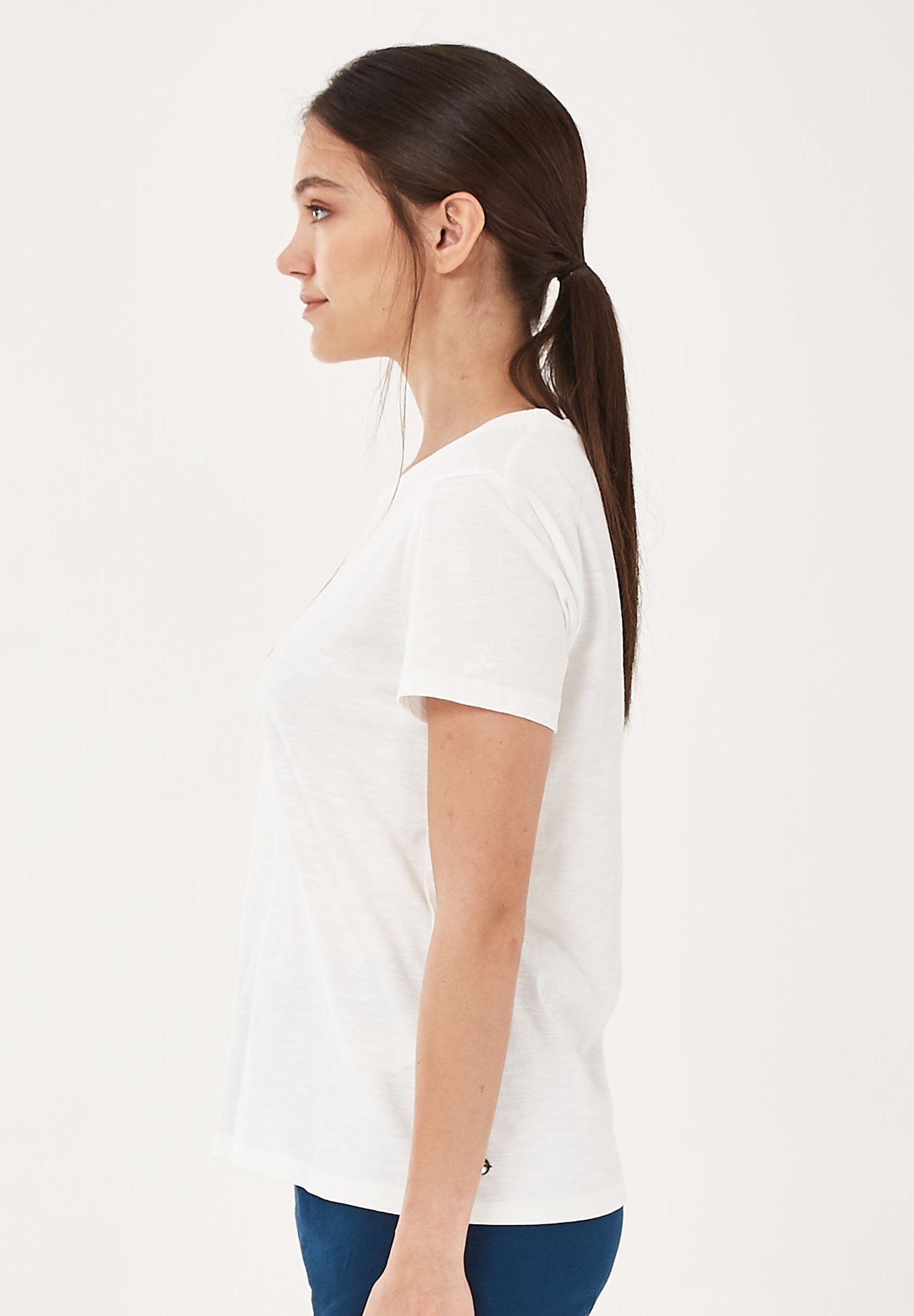 T-Shirt aus Bio-Baumwolle mit Popcorn-Print