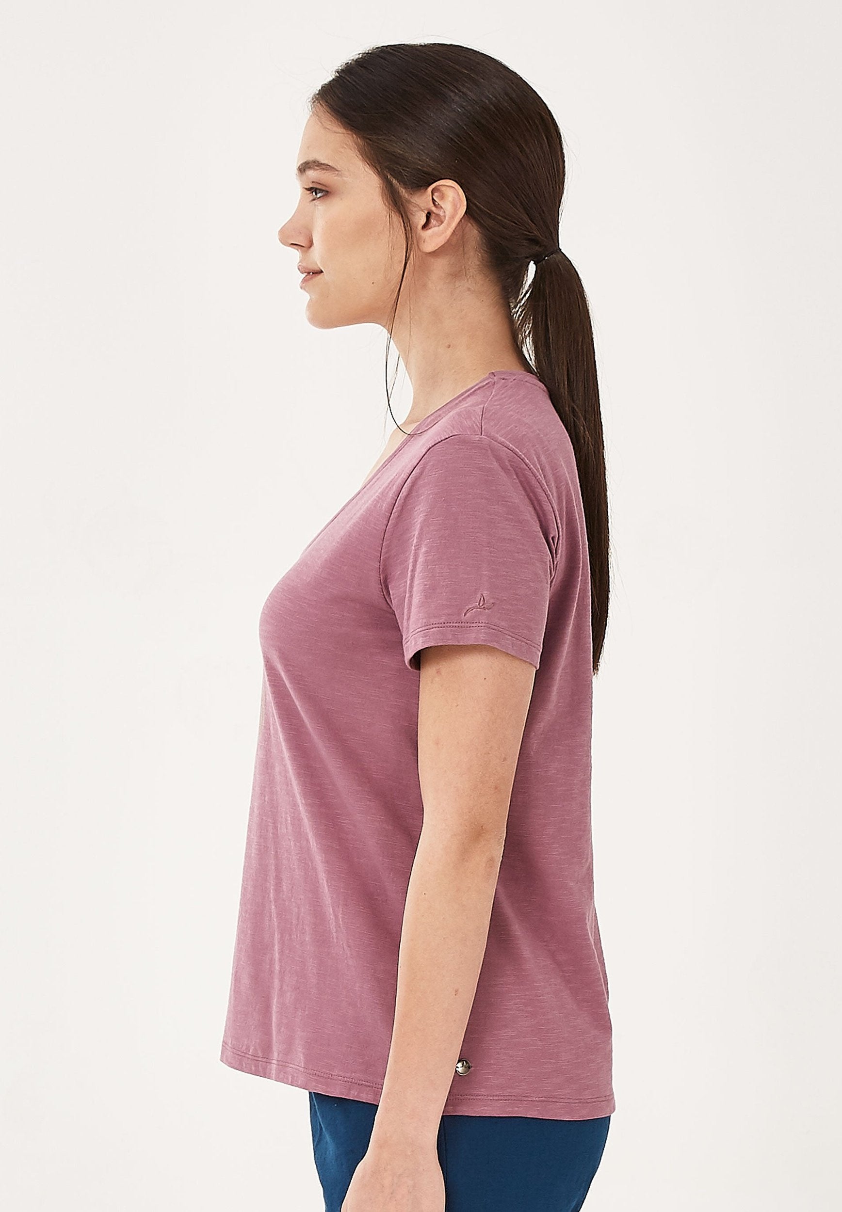 T-Shirt aus Bio-Baumwolle mit Eis-Print