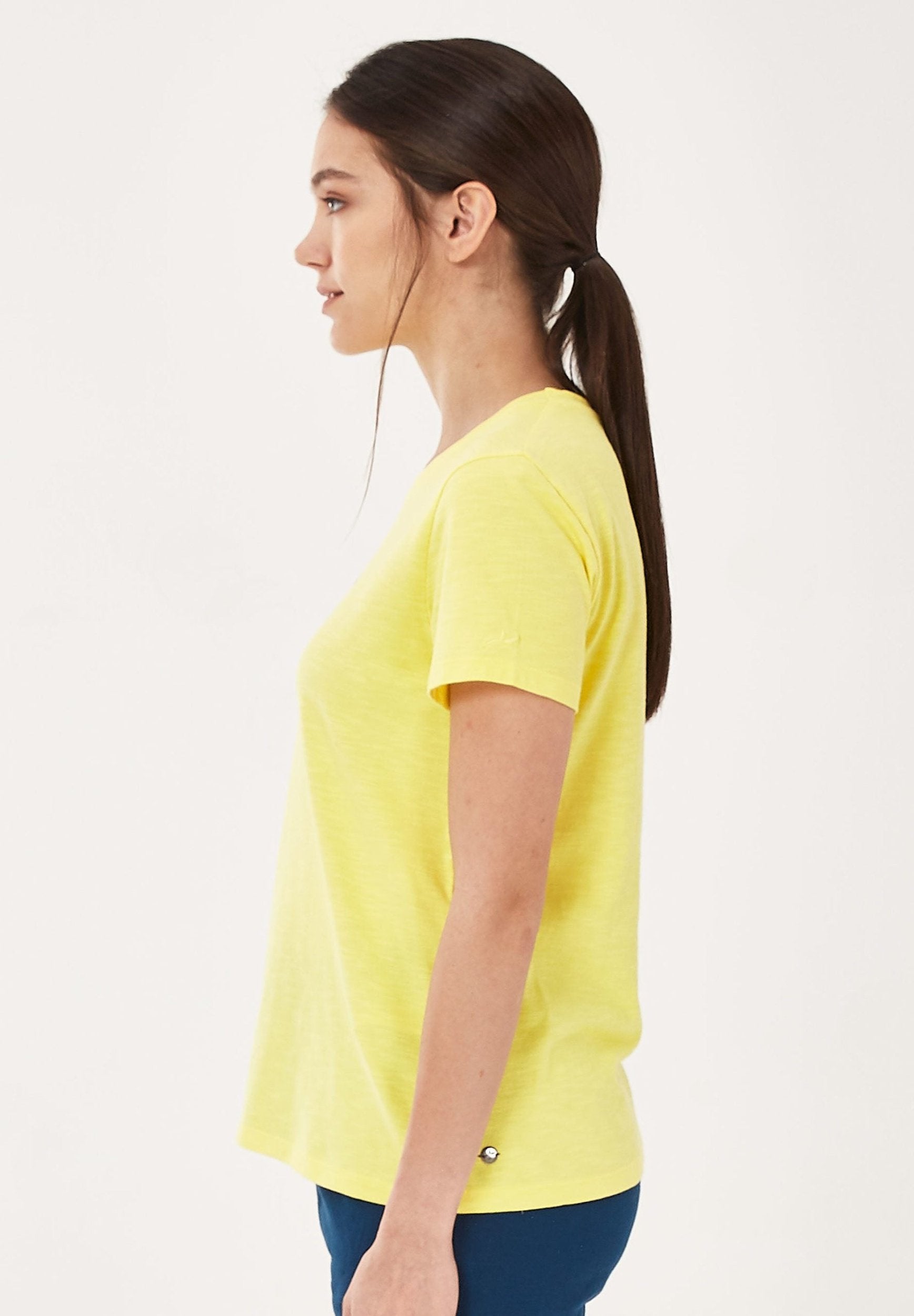 T-Shirt aus Bio-Baumwolle mit Text-Print