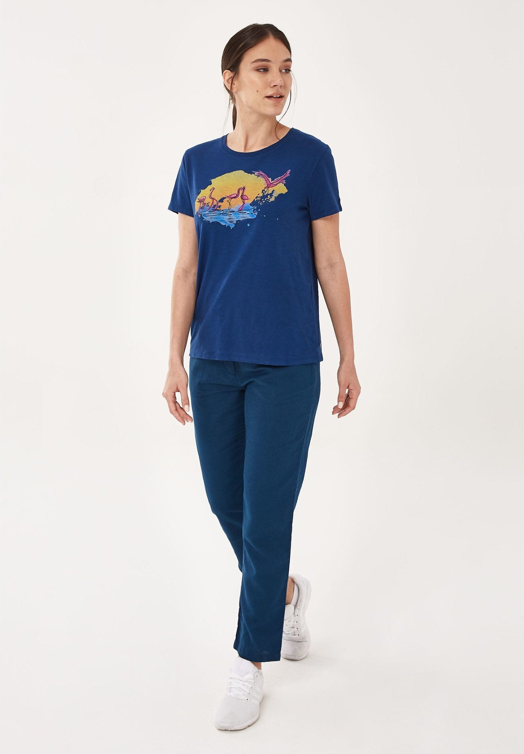 T-Shirt aus Bio-Baumwolle mit Print