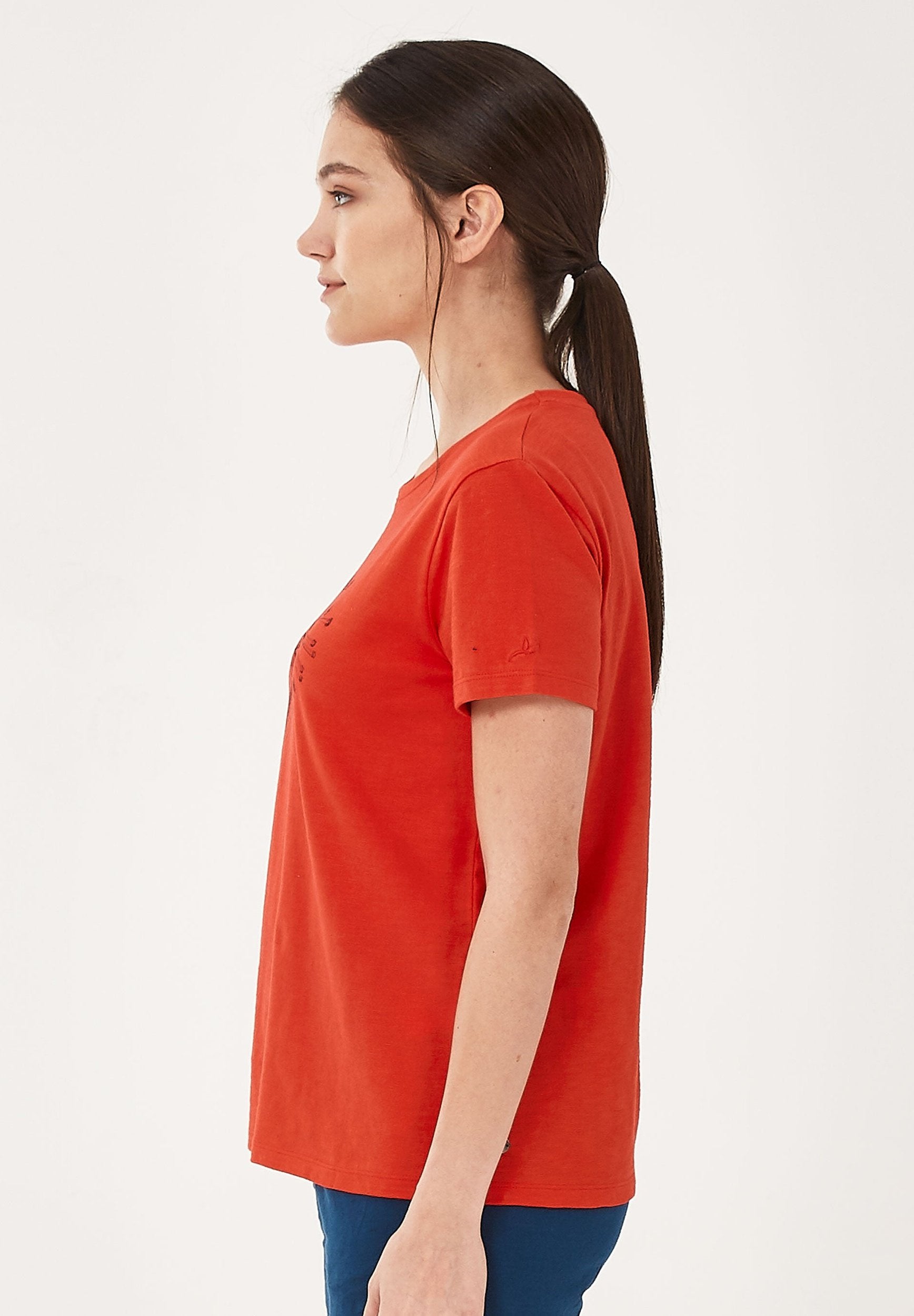 T-Shirt aus Bio-Baumwolle mit Print