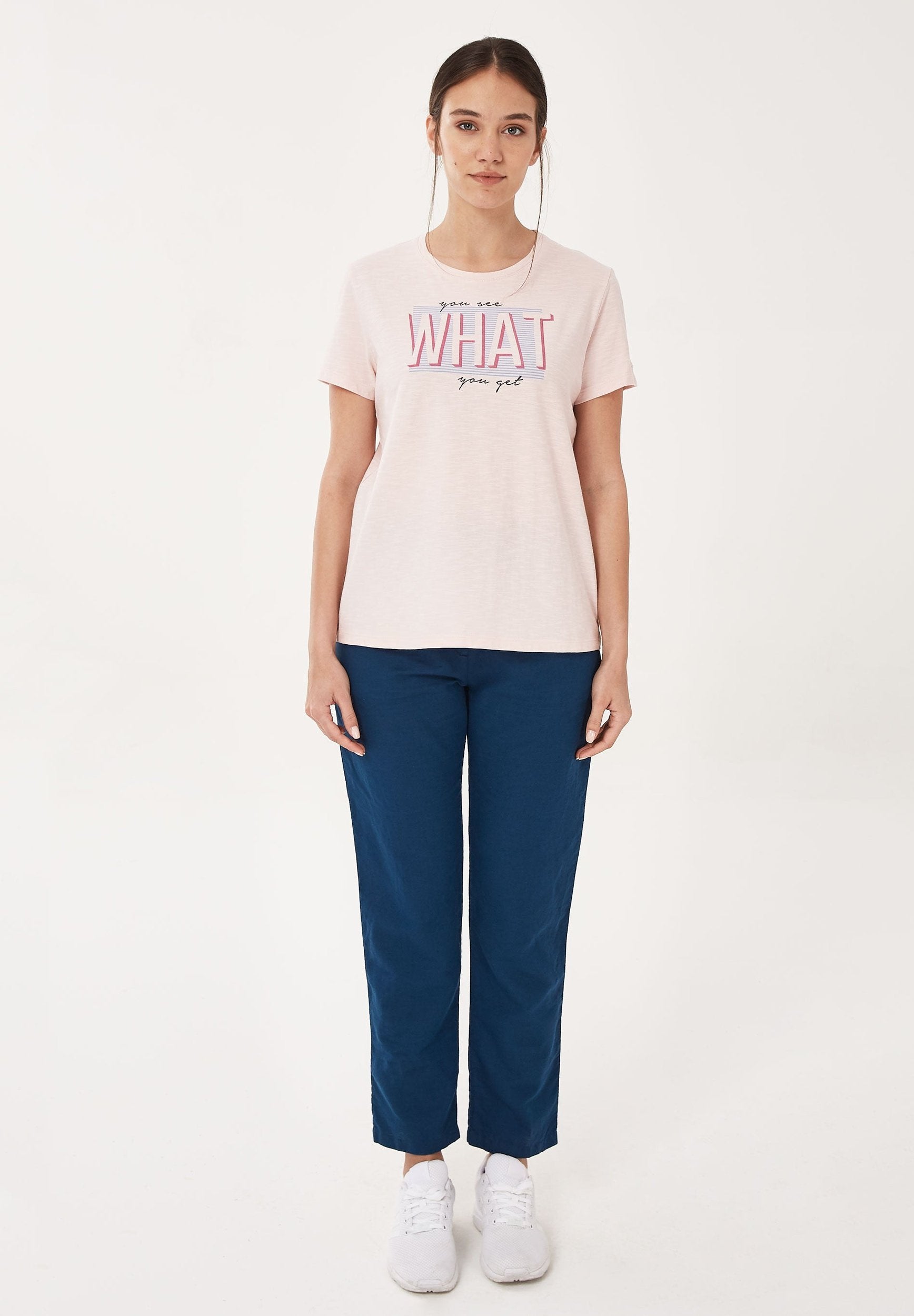 T-Shirt aus Bio-Baumwolle mit Print