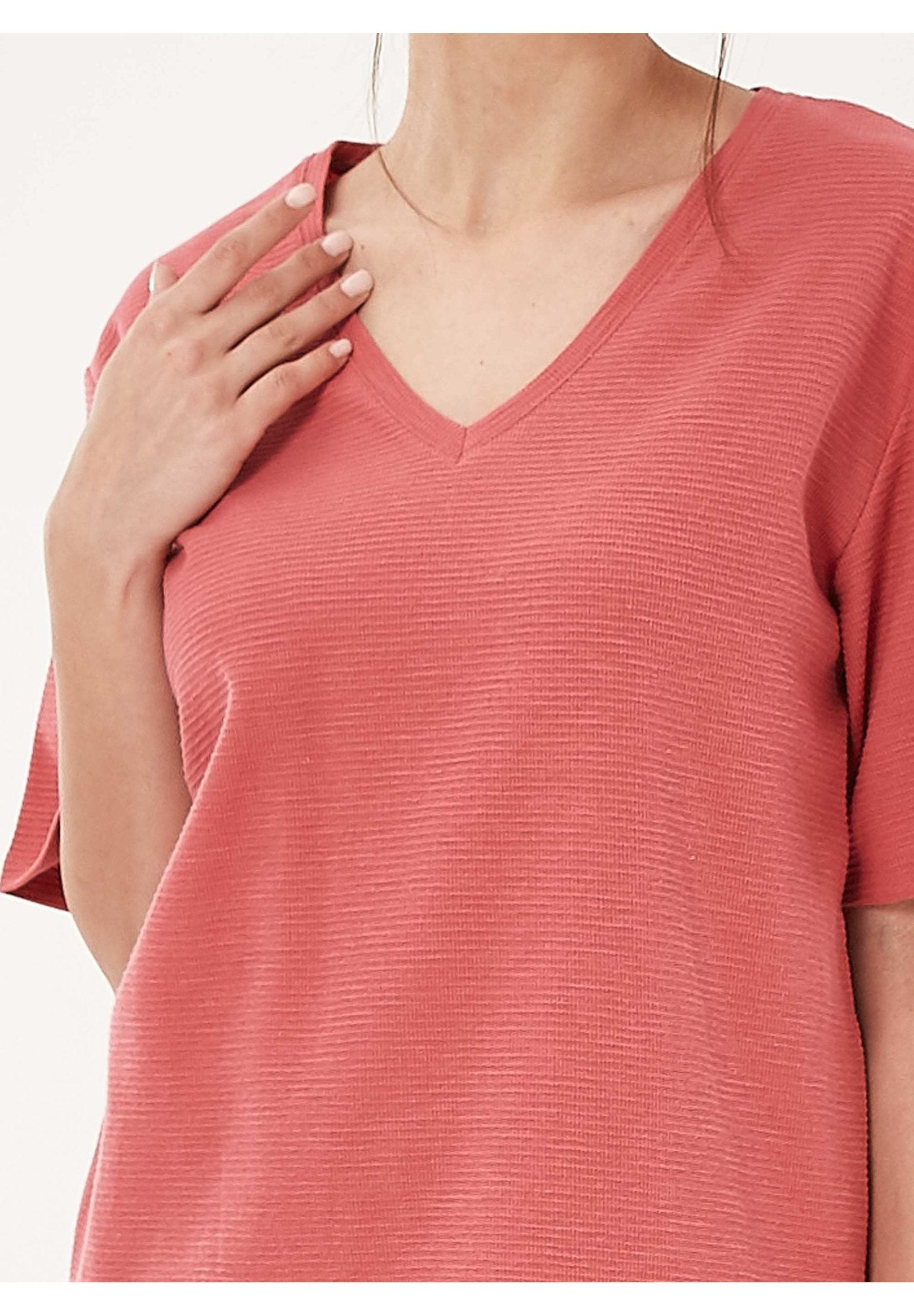 T-Shirt aus Bio-Baumwolle mit halblangen Ärmeln