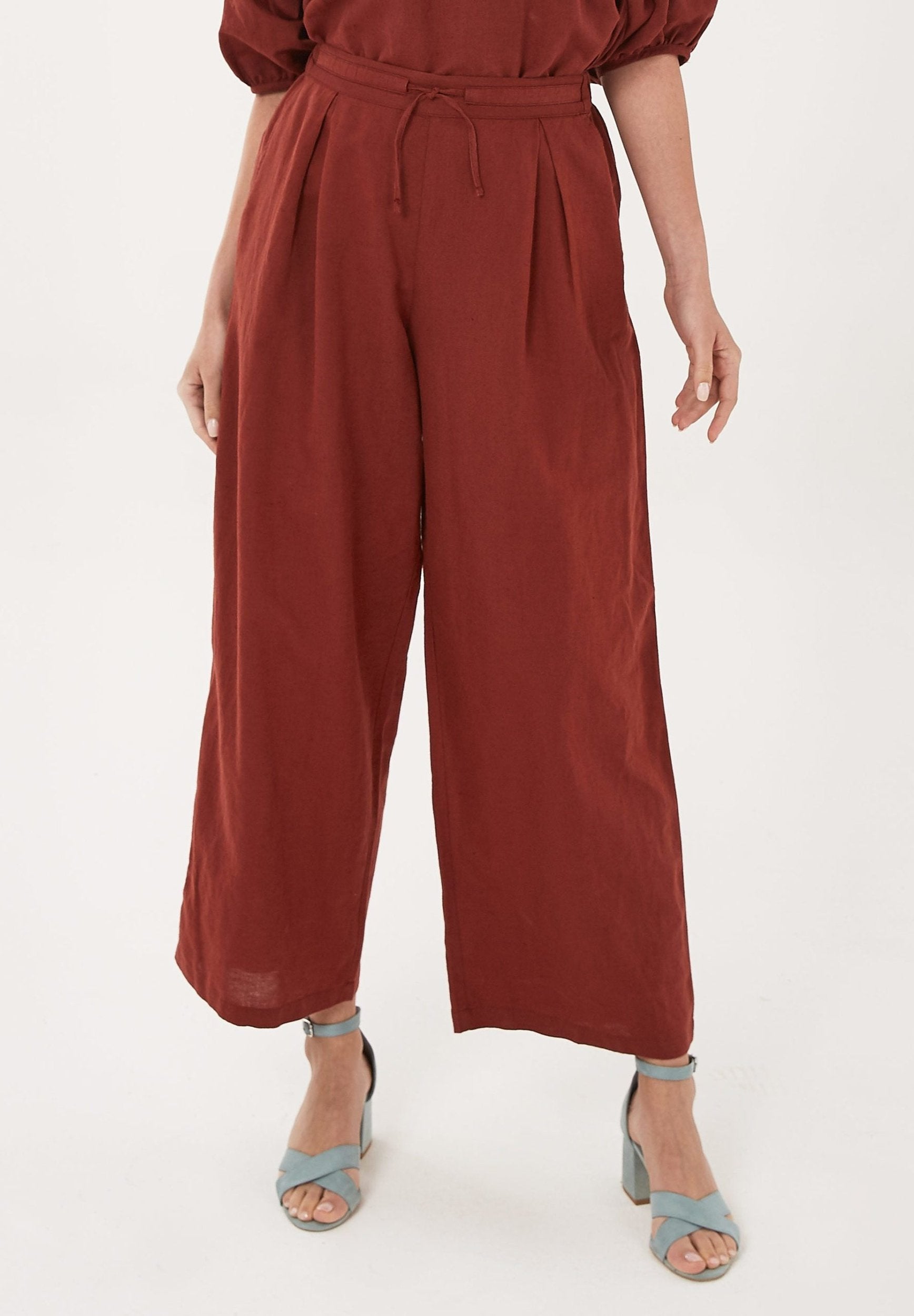 Hose aus Leinen mit Bio-Baumwolle | Eco Damenmode