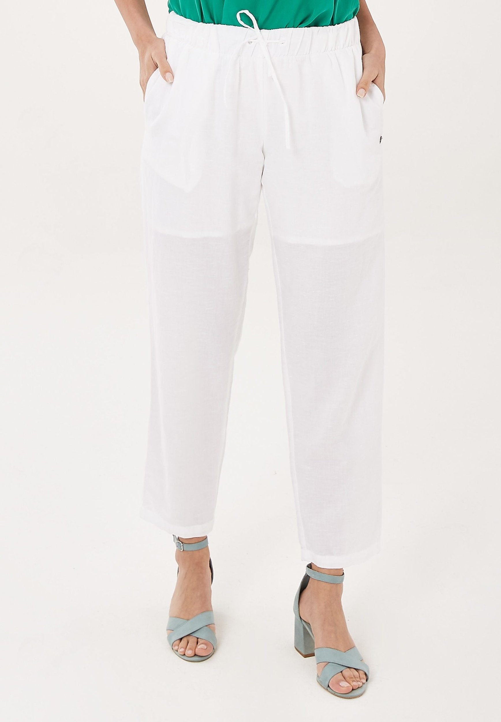 Hose aus Leinen mit Bio-Baumwolle | Eco Damenmode