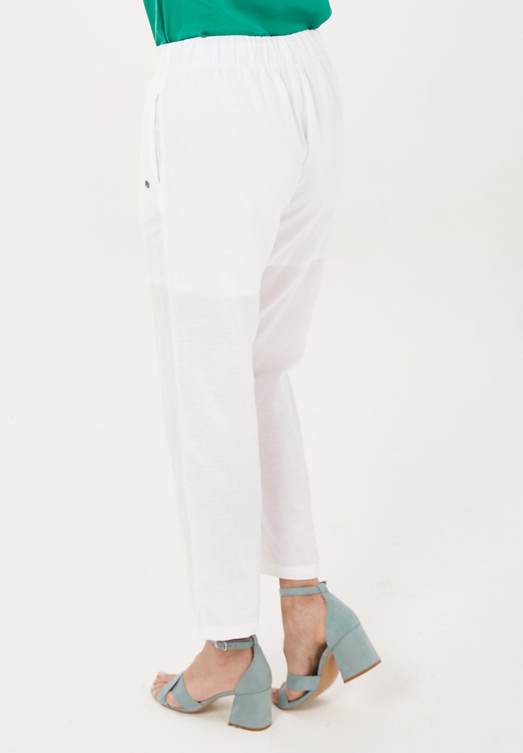 Hose aus Leinen mit Bio-Baumwolle