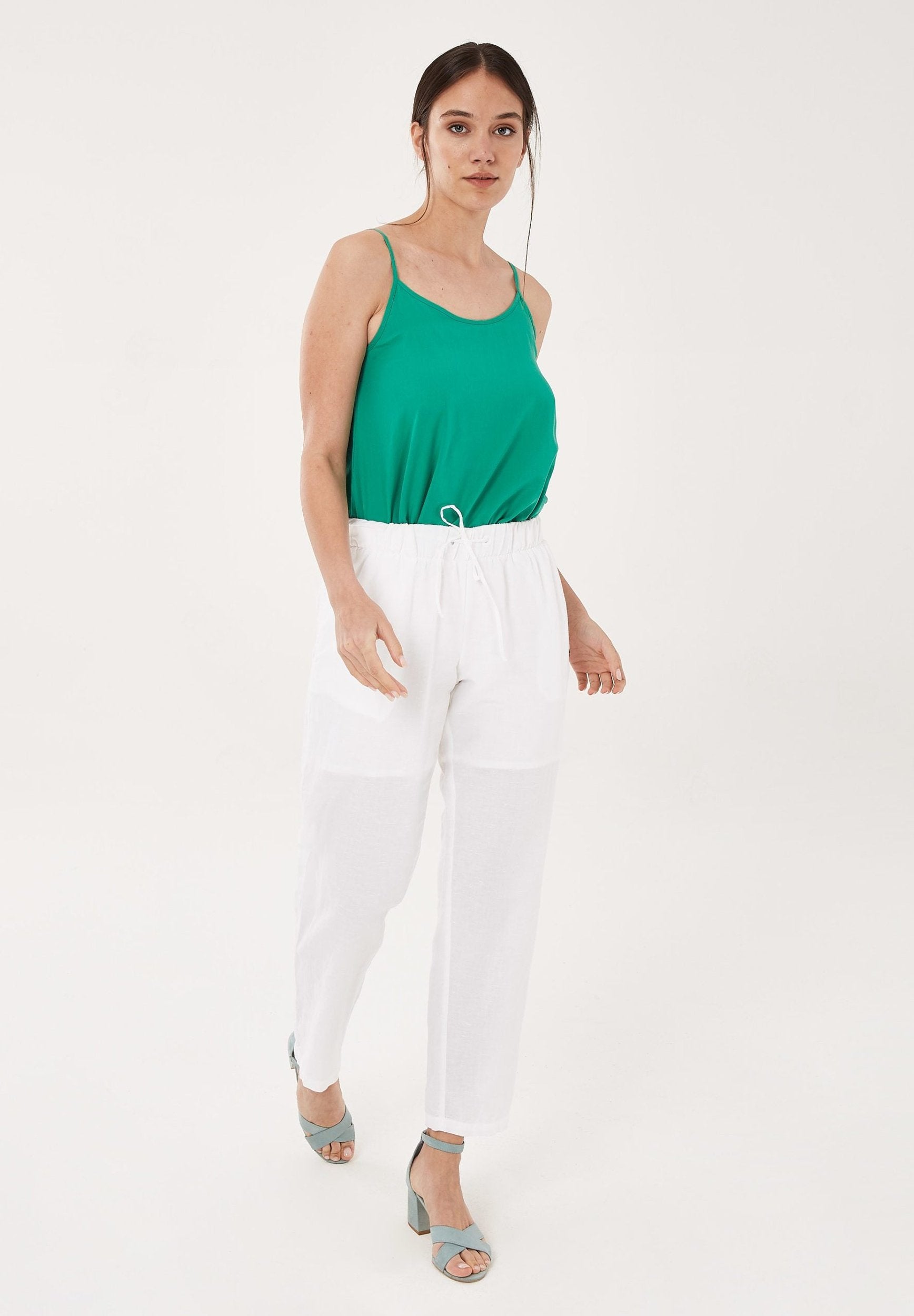 Hose aus Leinen mit Bio-Baumwolle