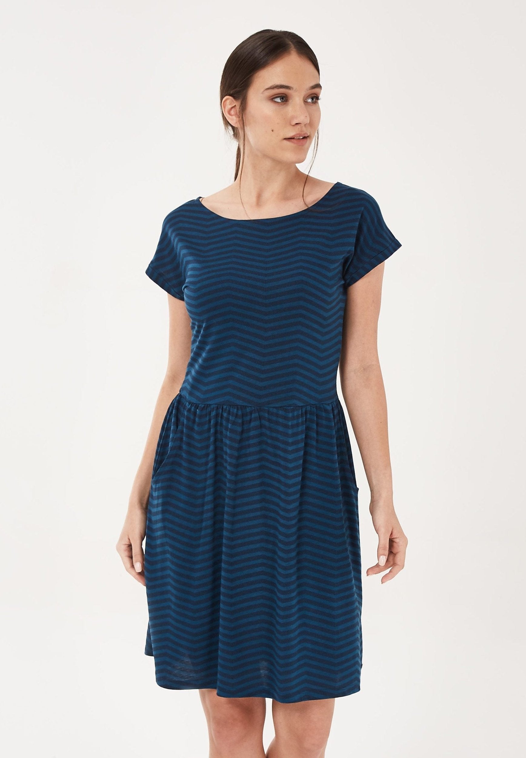 Jerseykleid aus TENCEL™ Lyocell mit Bio-Baumwolle | Eco Damenmode