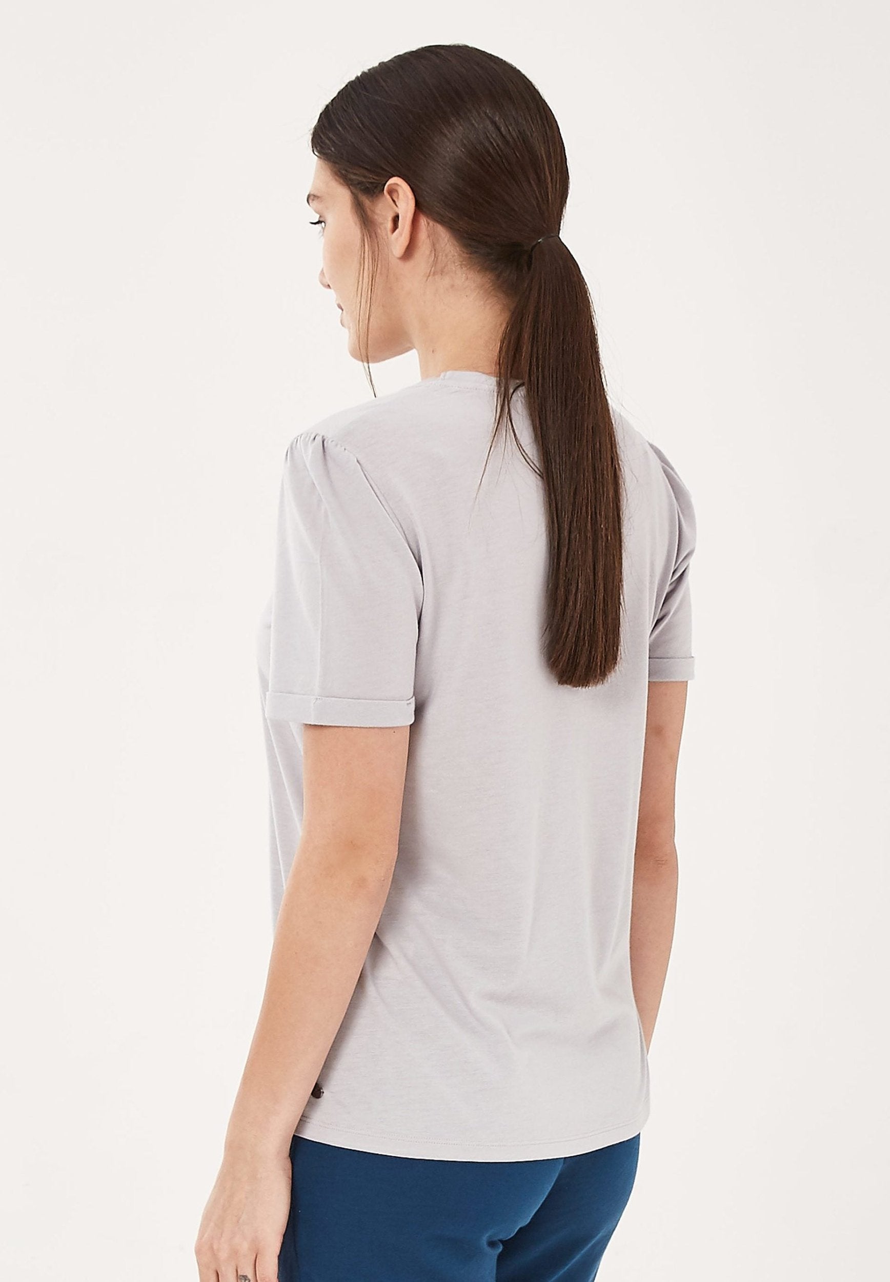 T-Shirt aus TENCEL™ Lyocell- Bio-Baumwolle-Mix