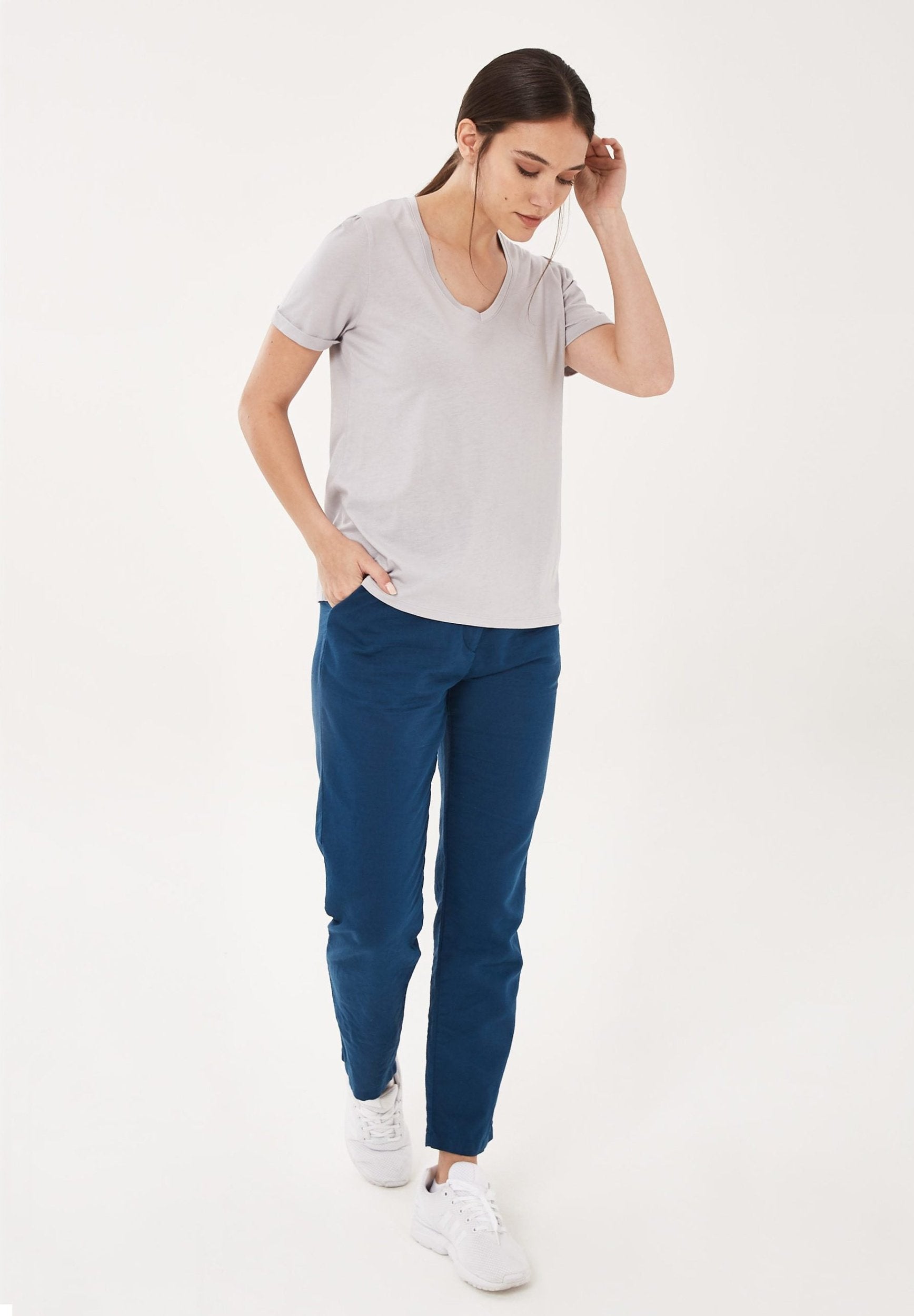 T-Shirt aus TENCEL™ Lyocell- Bio-Baumwolle-Mix