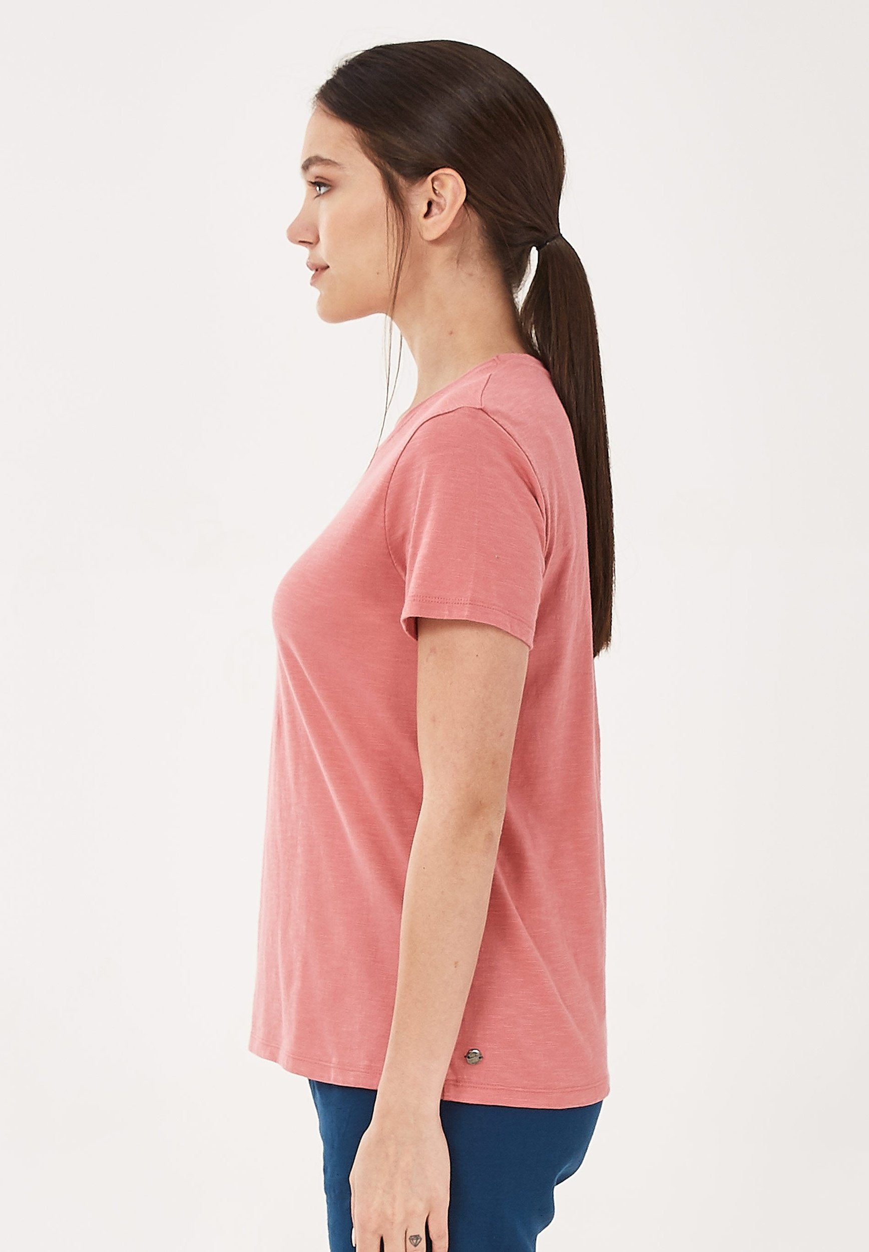 T-Shirt aus Bio-Baumwolle mit Text-Print