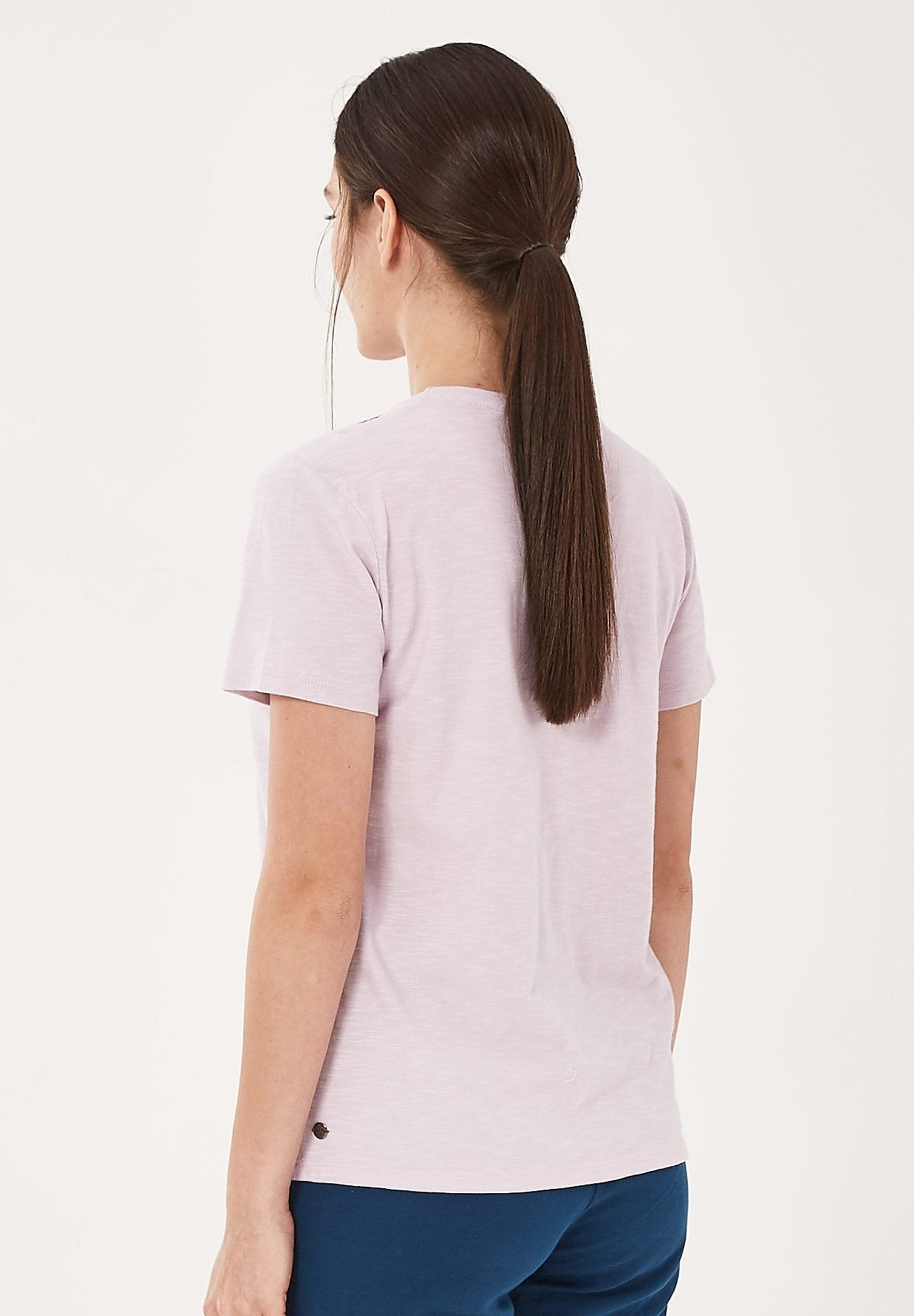 T-Shirt aus Bio-Baumwolle mit Stickerei