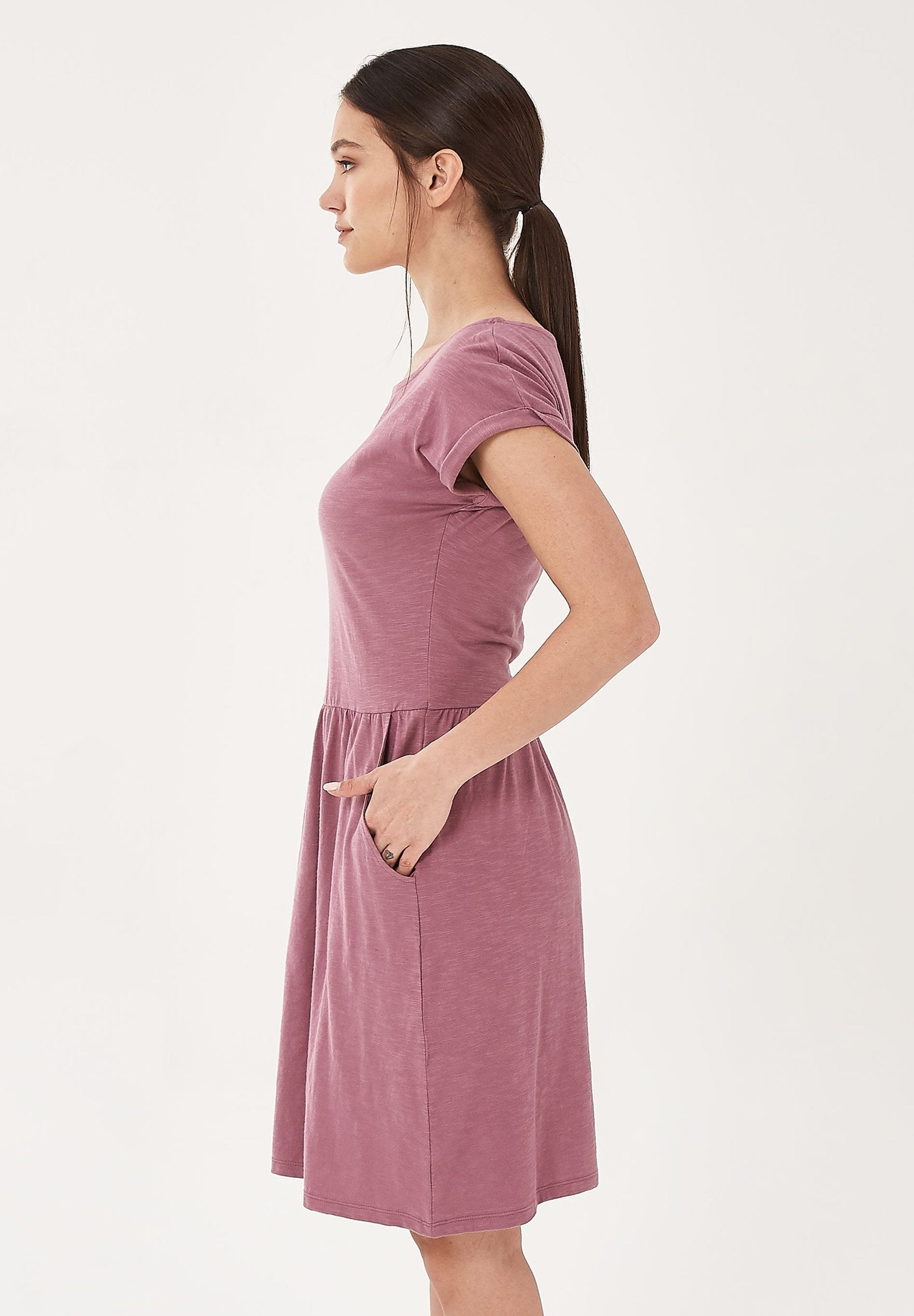 Slub-Jersey-Kleid aus Bio-Baumwolle