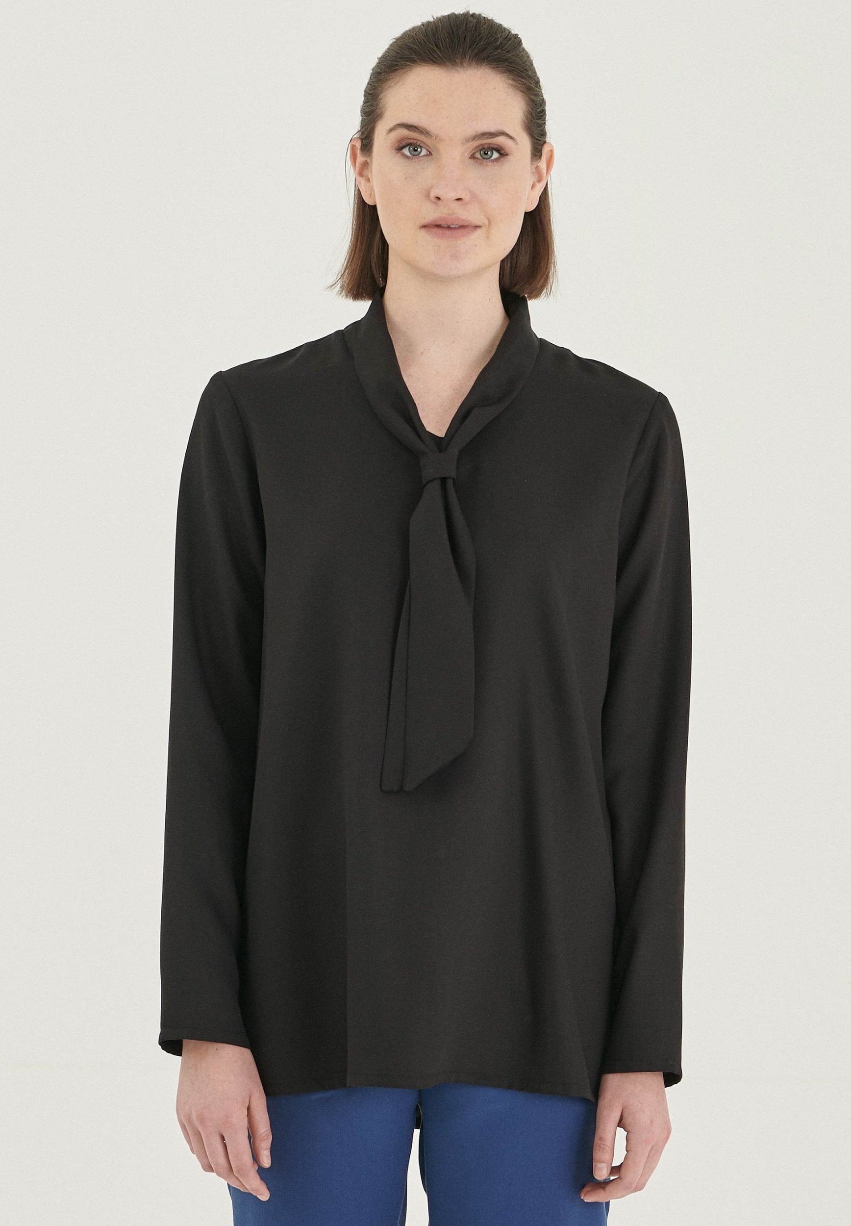 Langarm Bluse aus TENCEL™ Lyocell