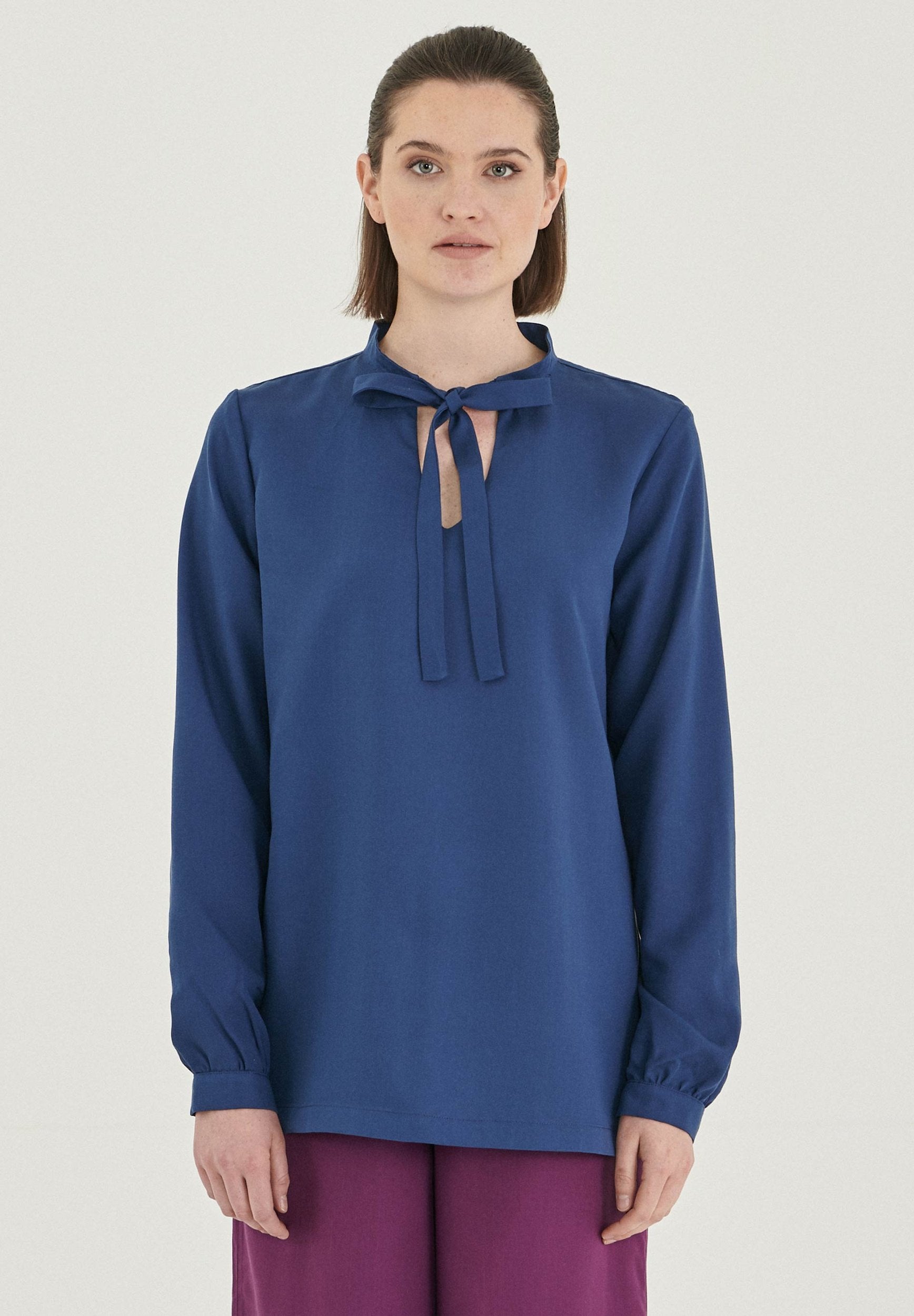 Langarm Bluse aus TENCEL™ Lyocell