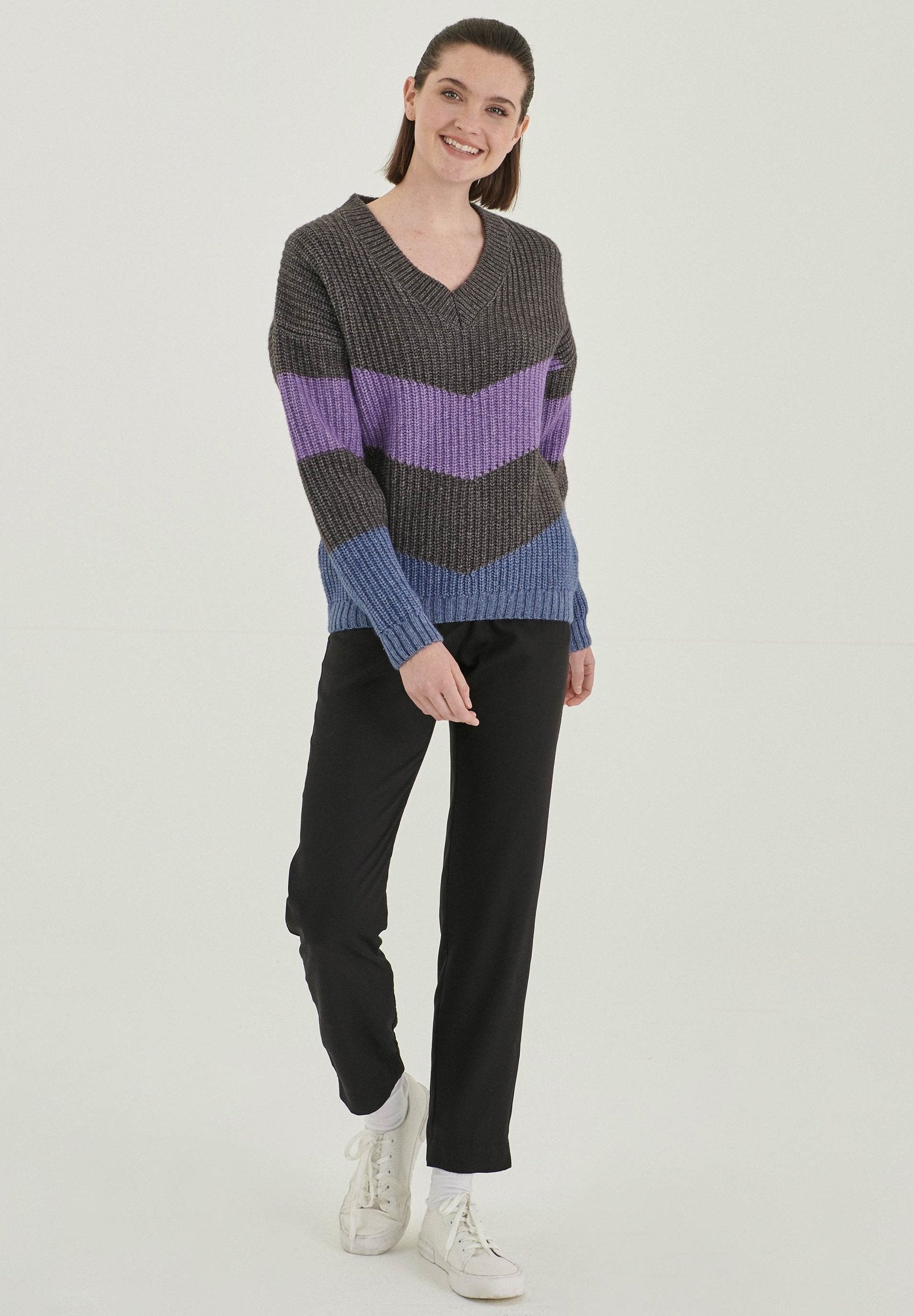 Pullover aus Bio-Merinowolle und Bio-Baumwolle