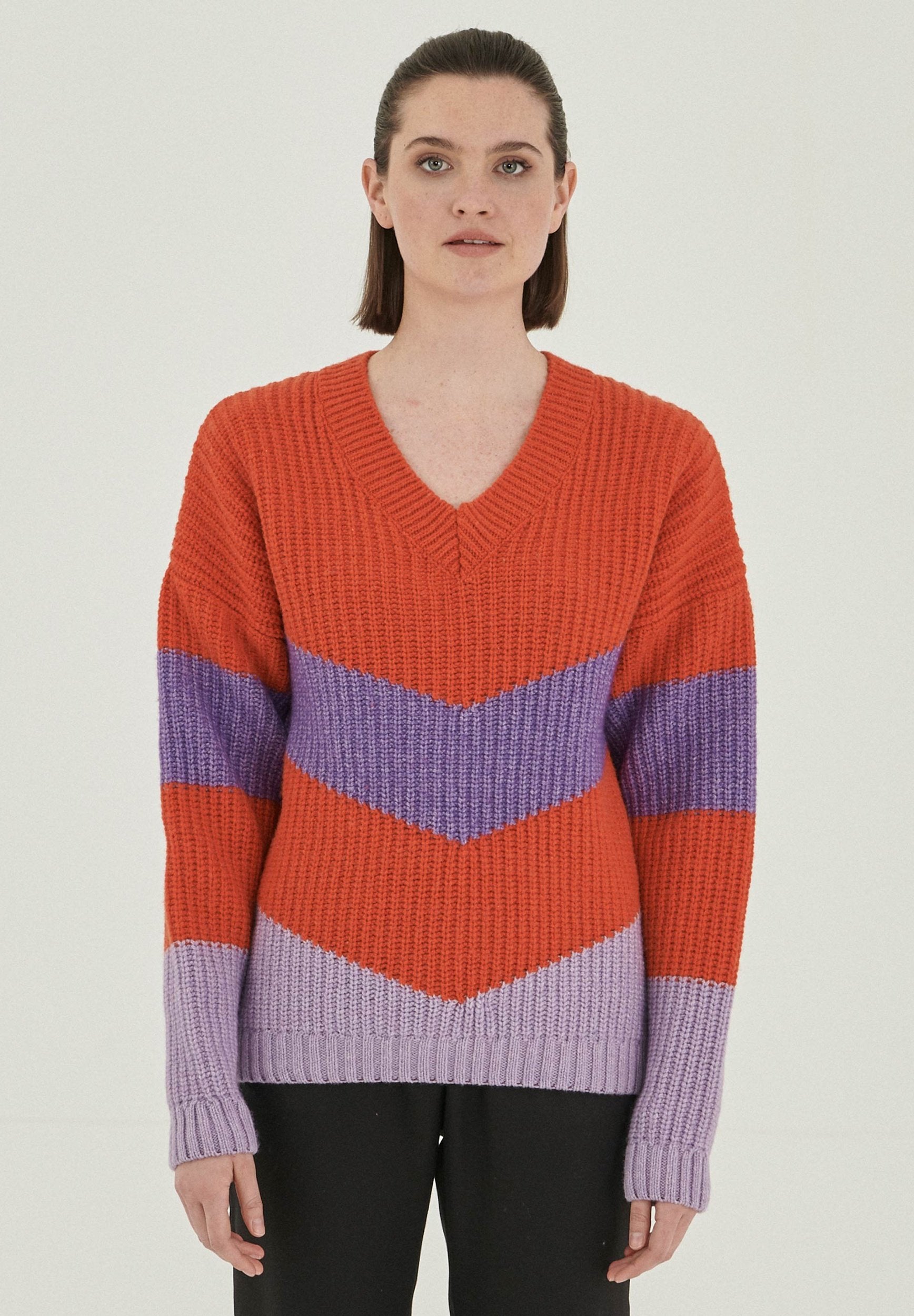 Pullover aus Bio-Merinowolle und Bio-Baumwolle