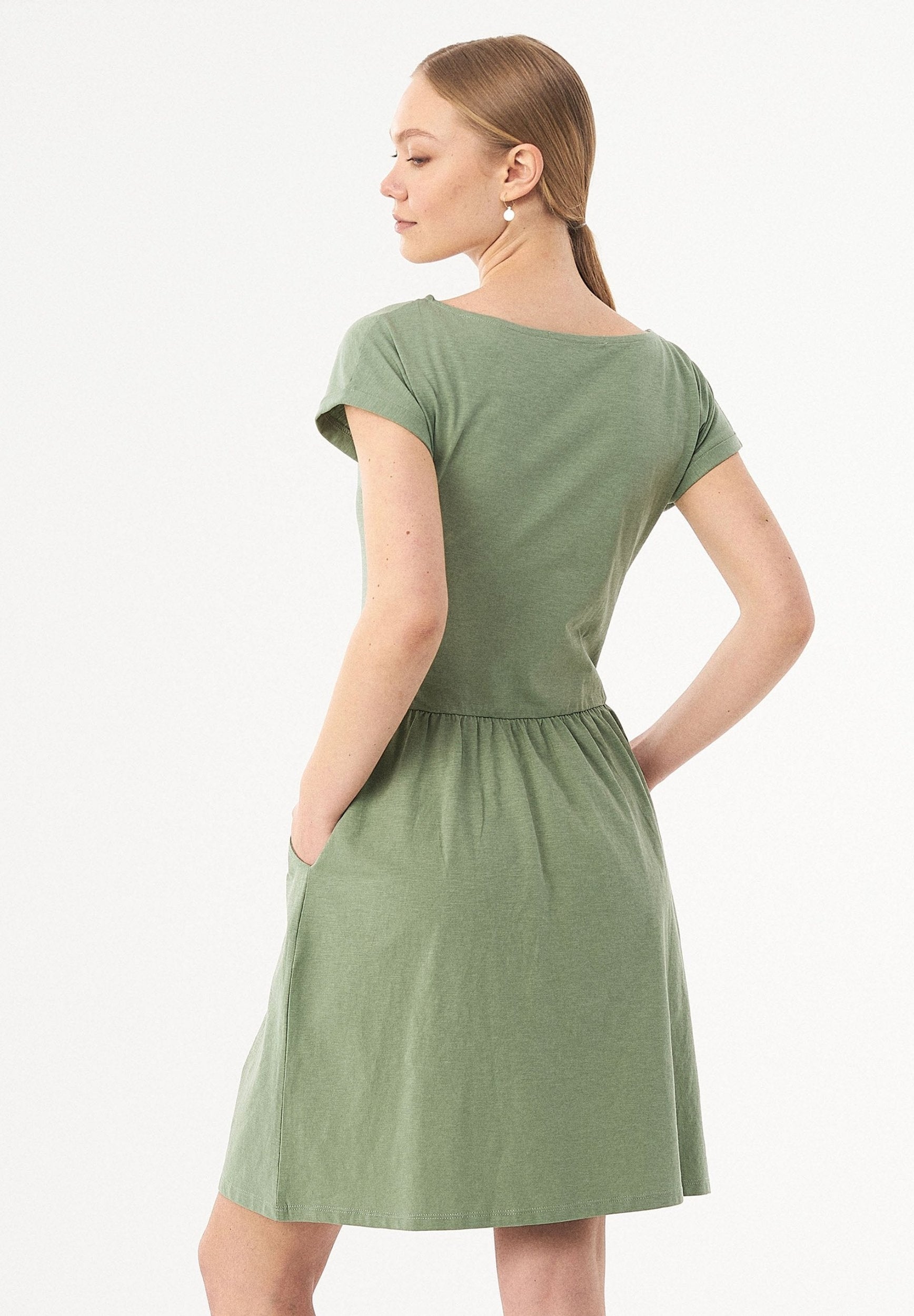 Slub-Jersey-Kleid aus Bio-Baumwolle