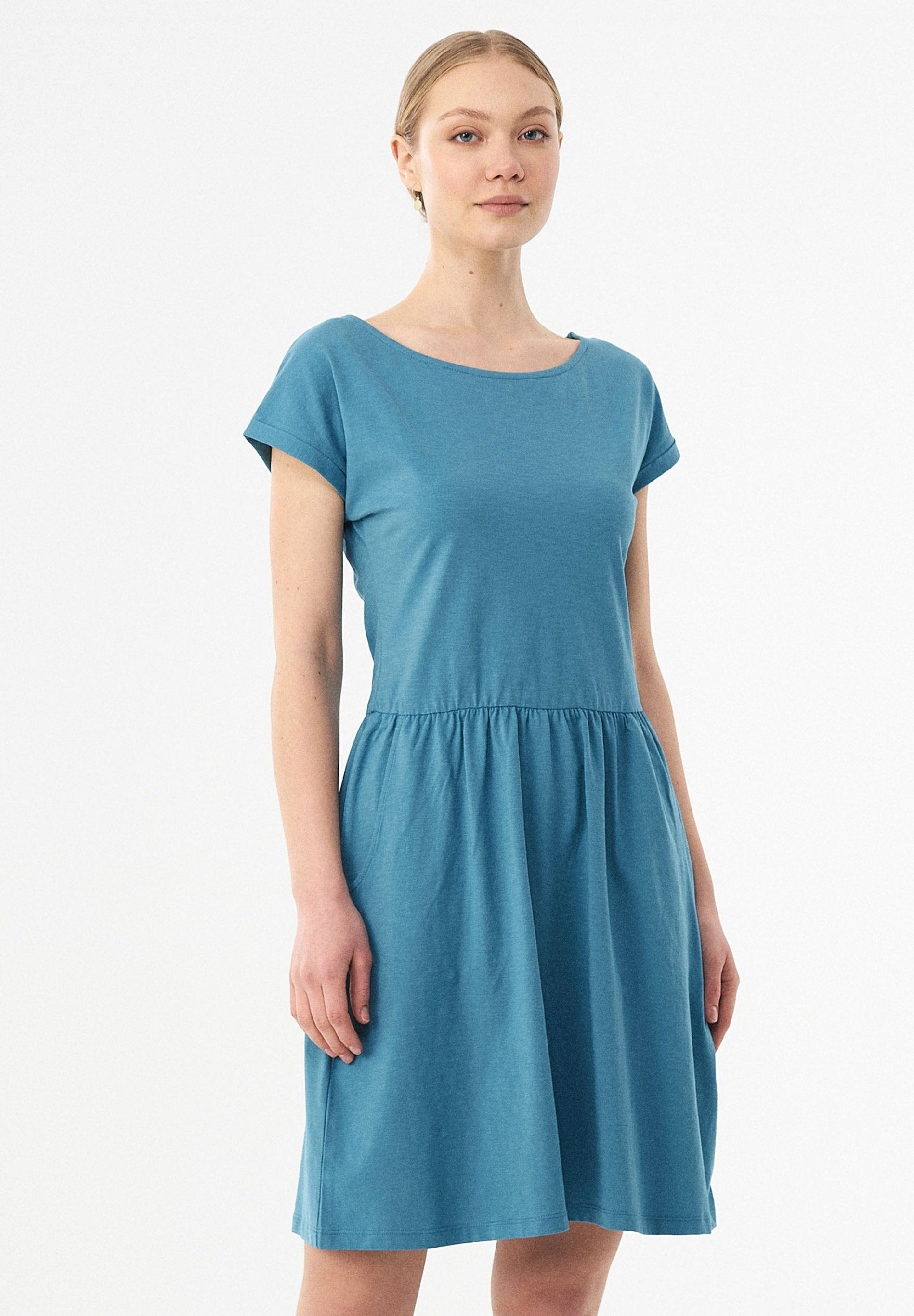 Slub-Jersey-Kleid aus Bio-Baumwolle