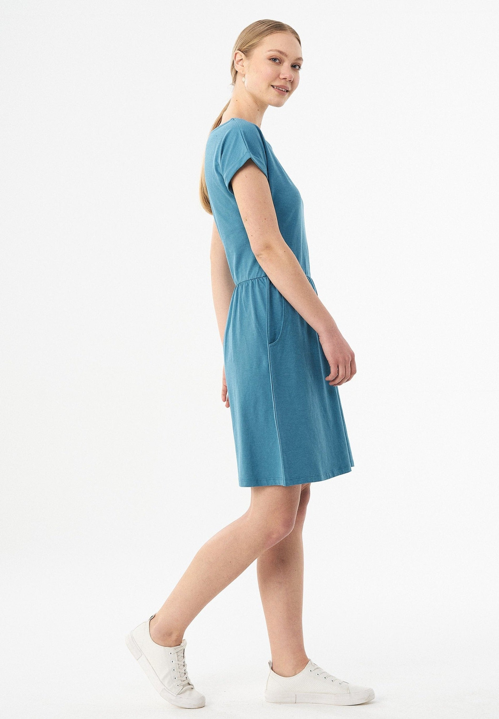 Slub-Jersey-Kleid aus Bio-Baumwolle