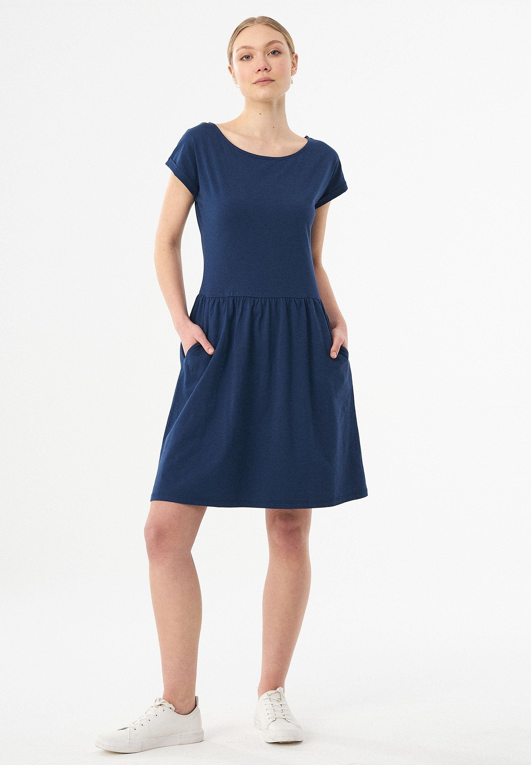 Slub-Jersey-Kleid aus Bio-Baumwolle