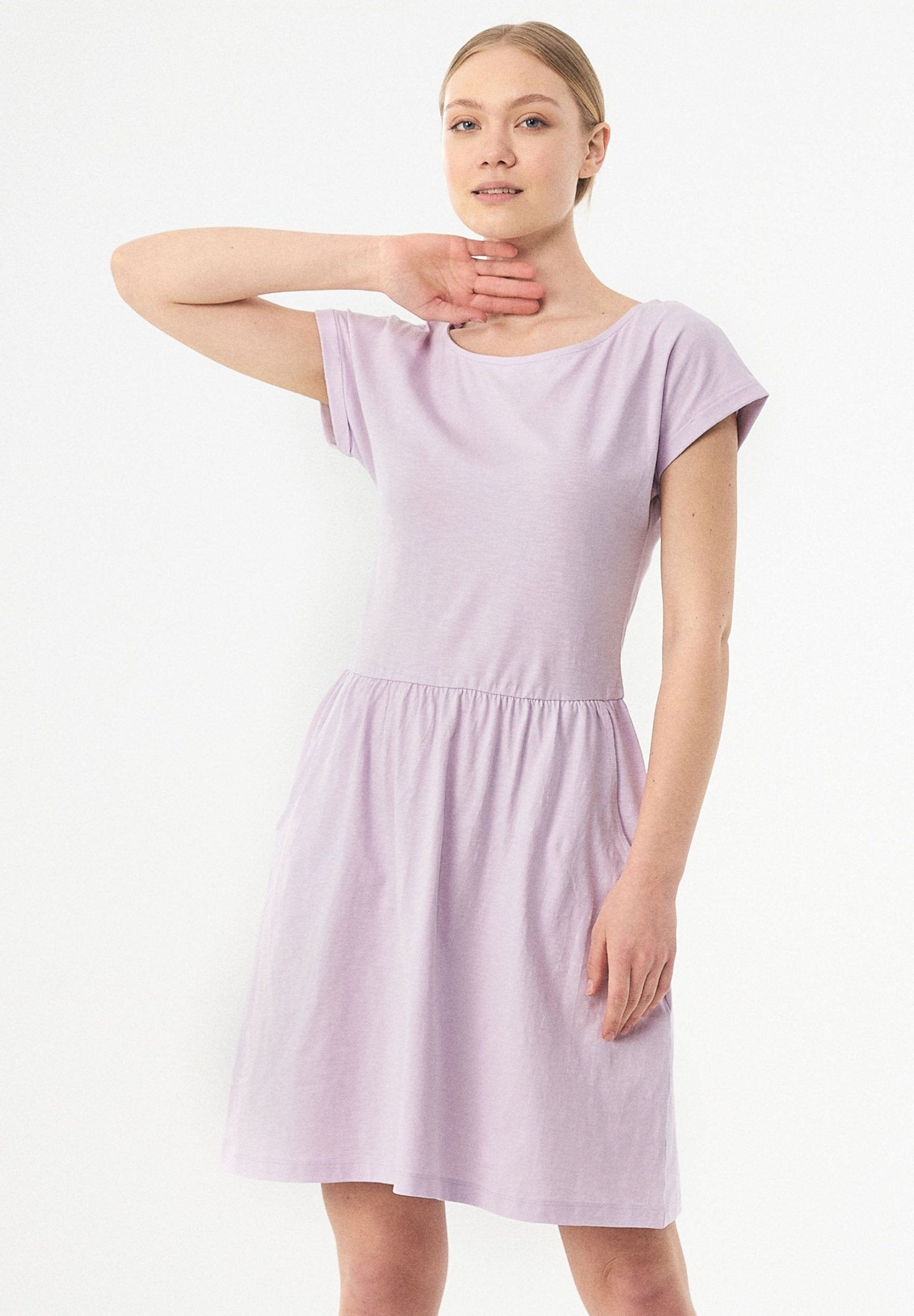 Slub-Jersey-Kleid aus Bio-Baumwolle