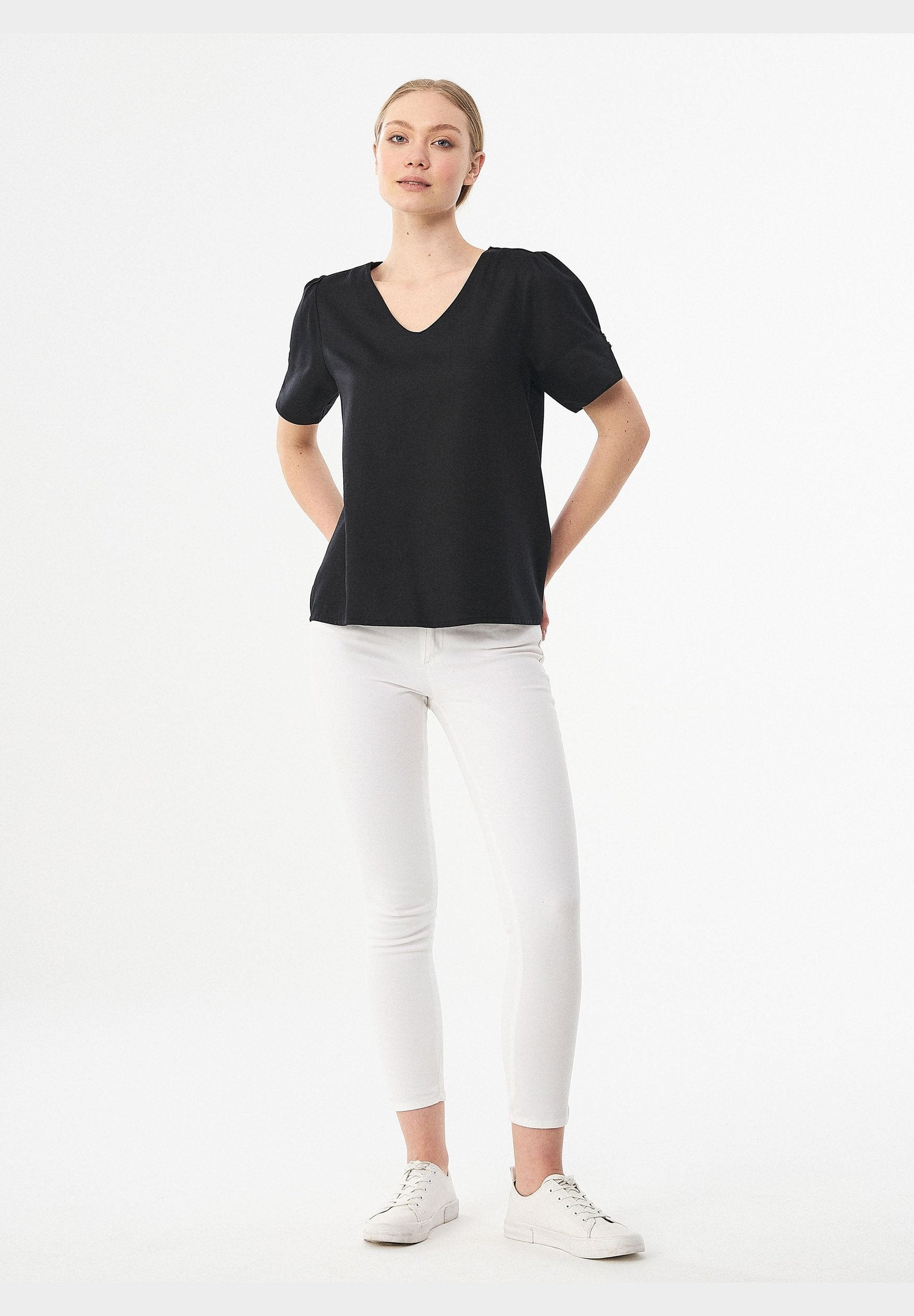 Bluse aus TENCEL™ Lyocell
