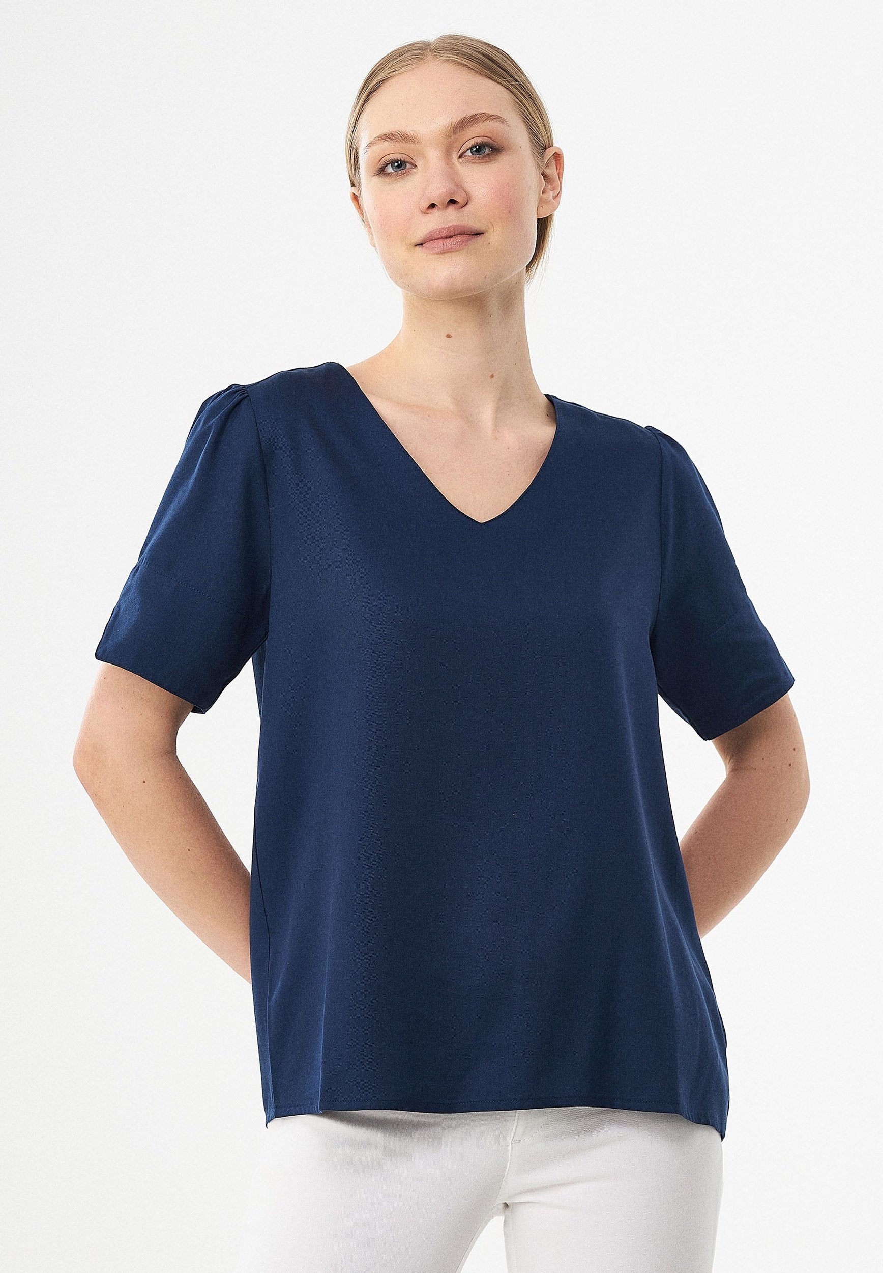 Bluse aus TENCEL™ Lyocell