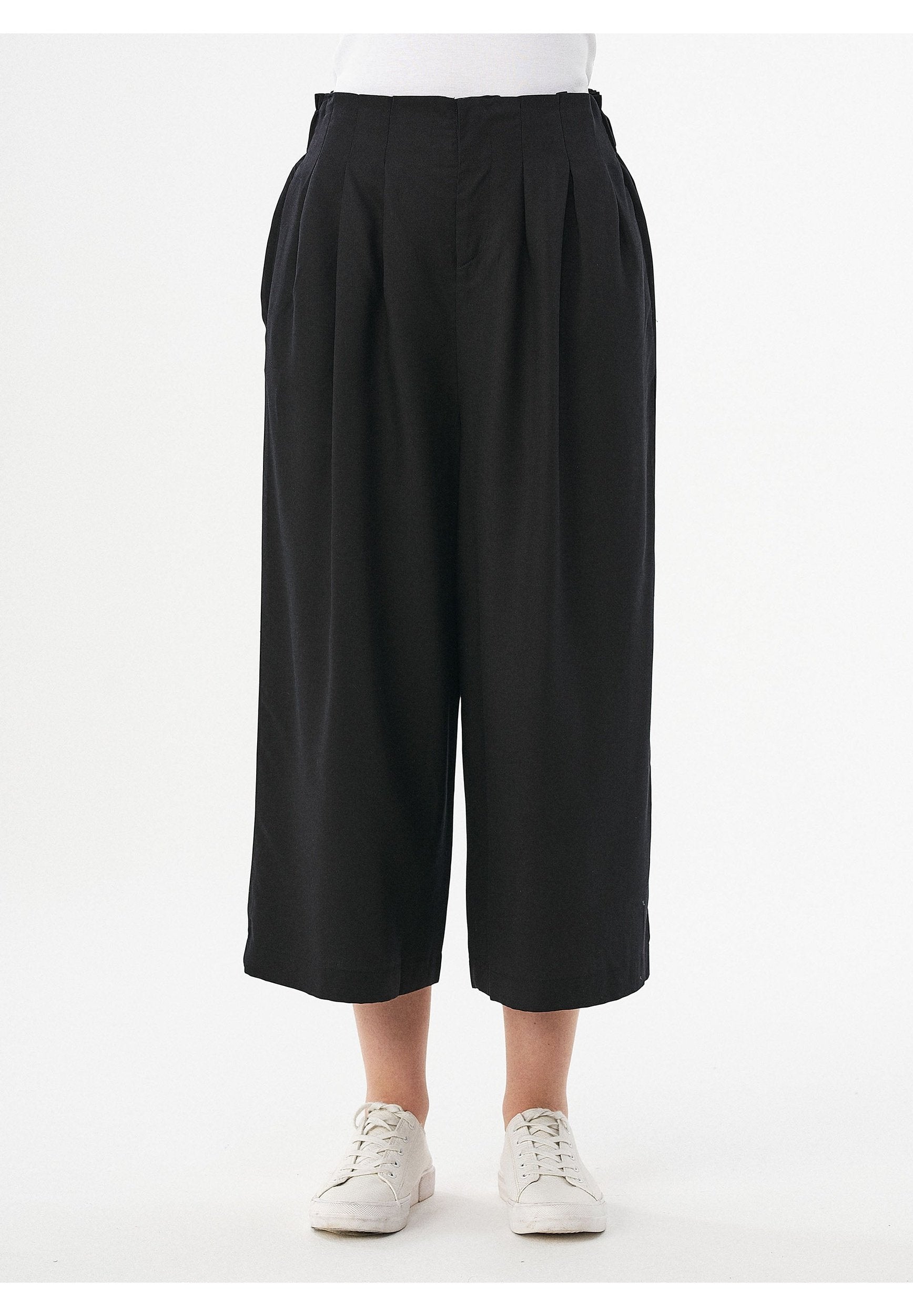 Paperbag-Culotte aus TENCEL™ Lyocell