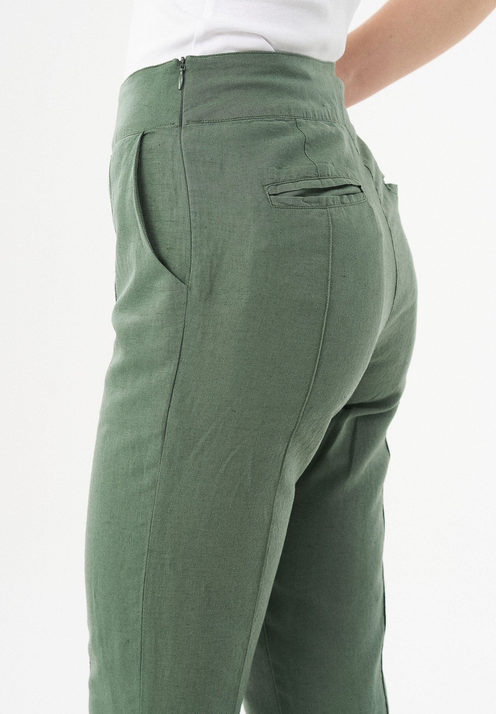 Hose aus Leinengemisch