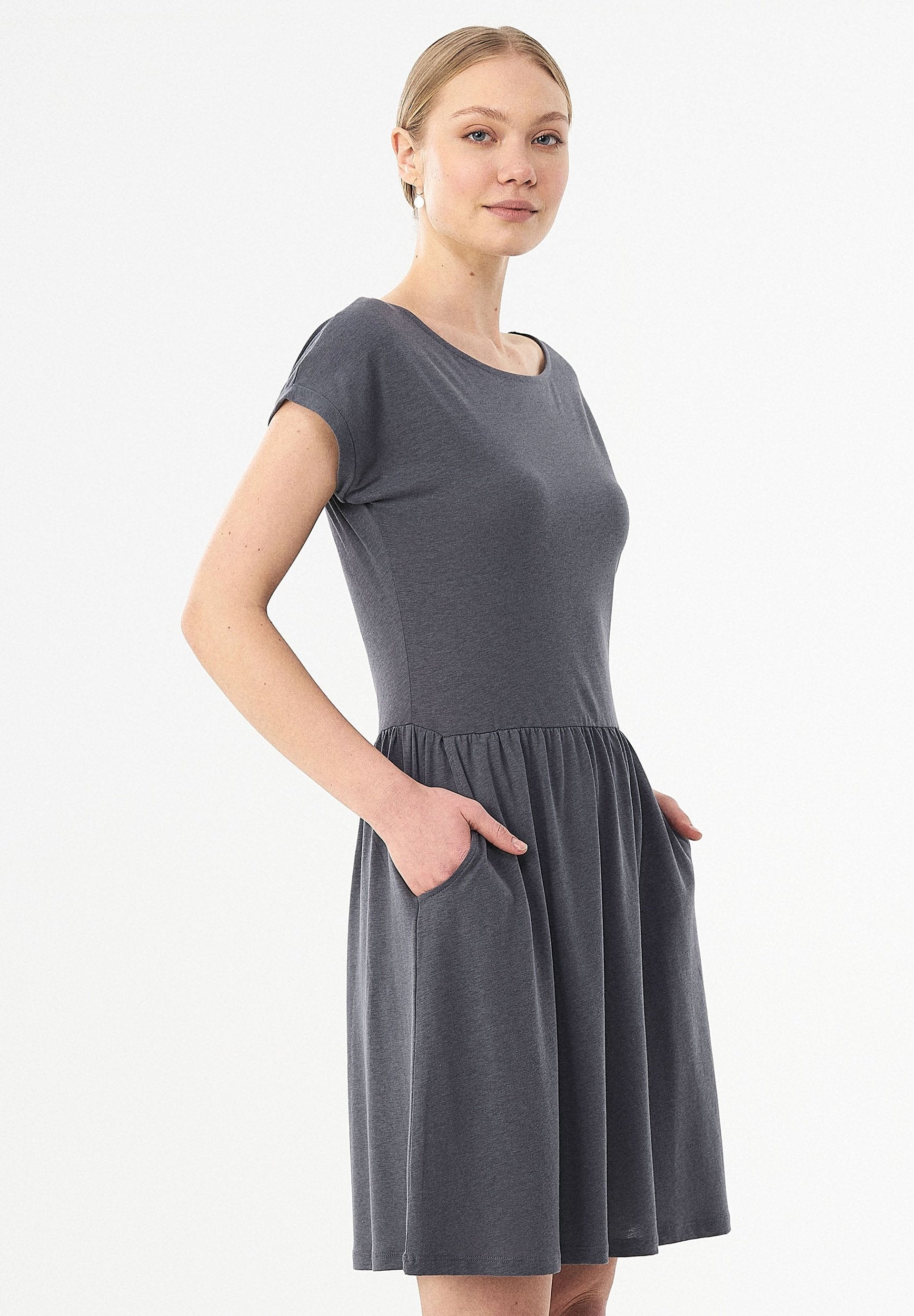 Jerseykleid aus TENCEL™ Lyocell und Bio-Baumwolle