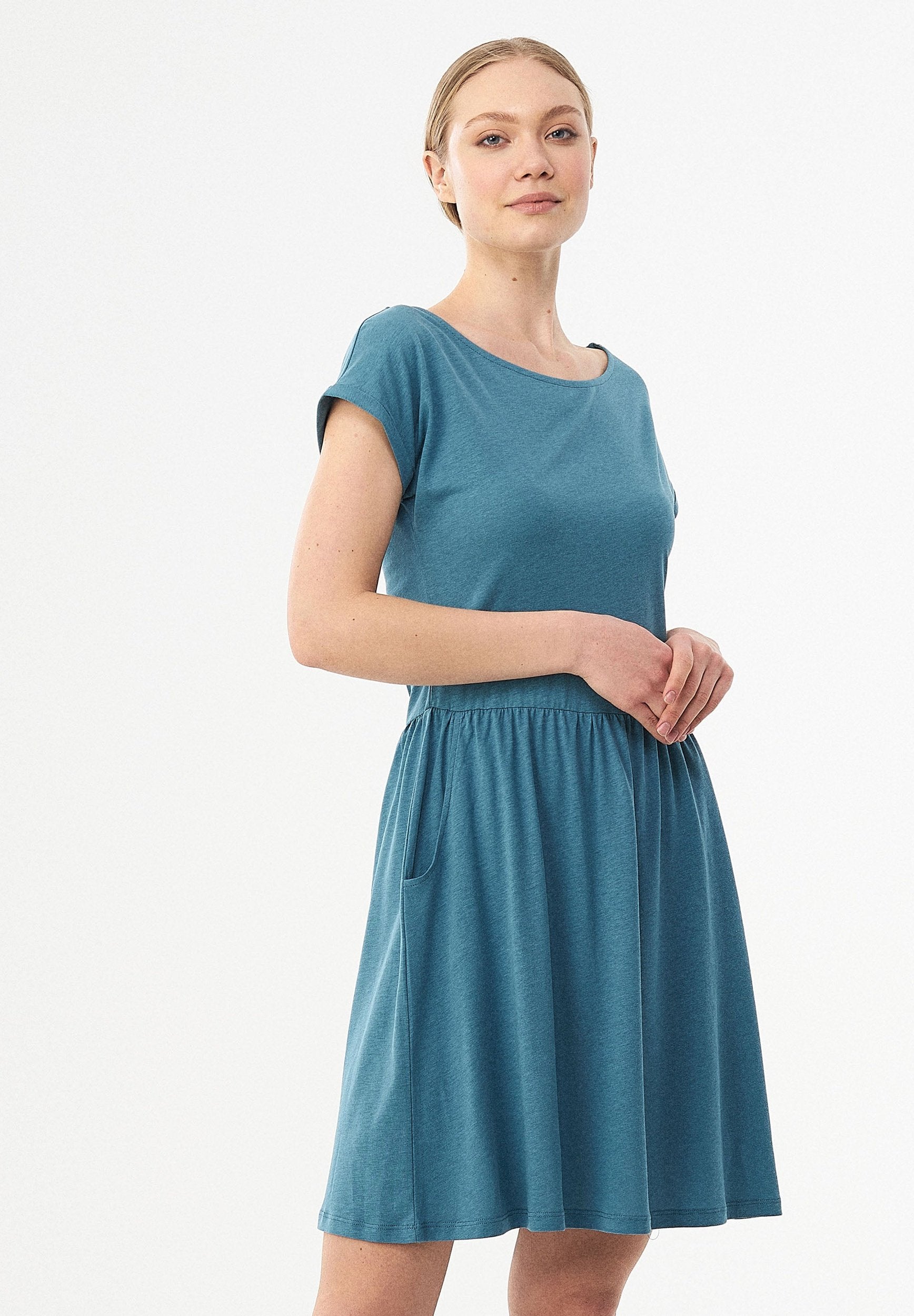 Jerseykleid aus TENCEL™ Lyocell und Bio-Baumwolle
