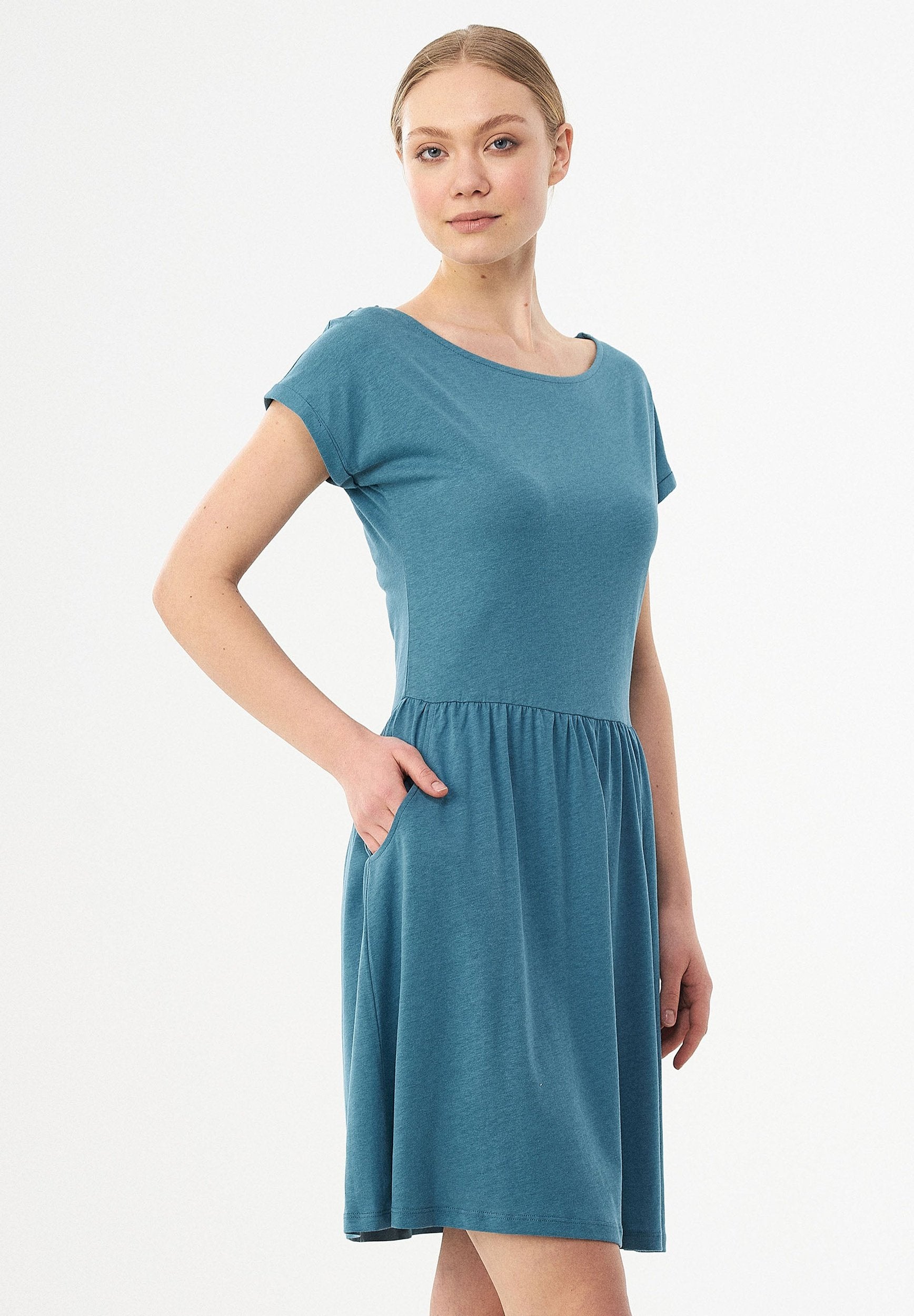 Jerseykleid aus TENCEL™ Lyocell und Bio-Baumwolle