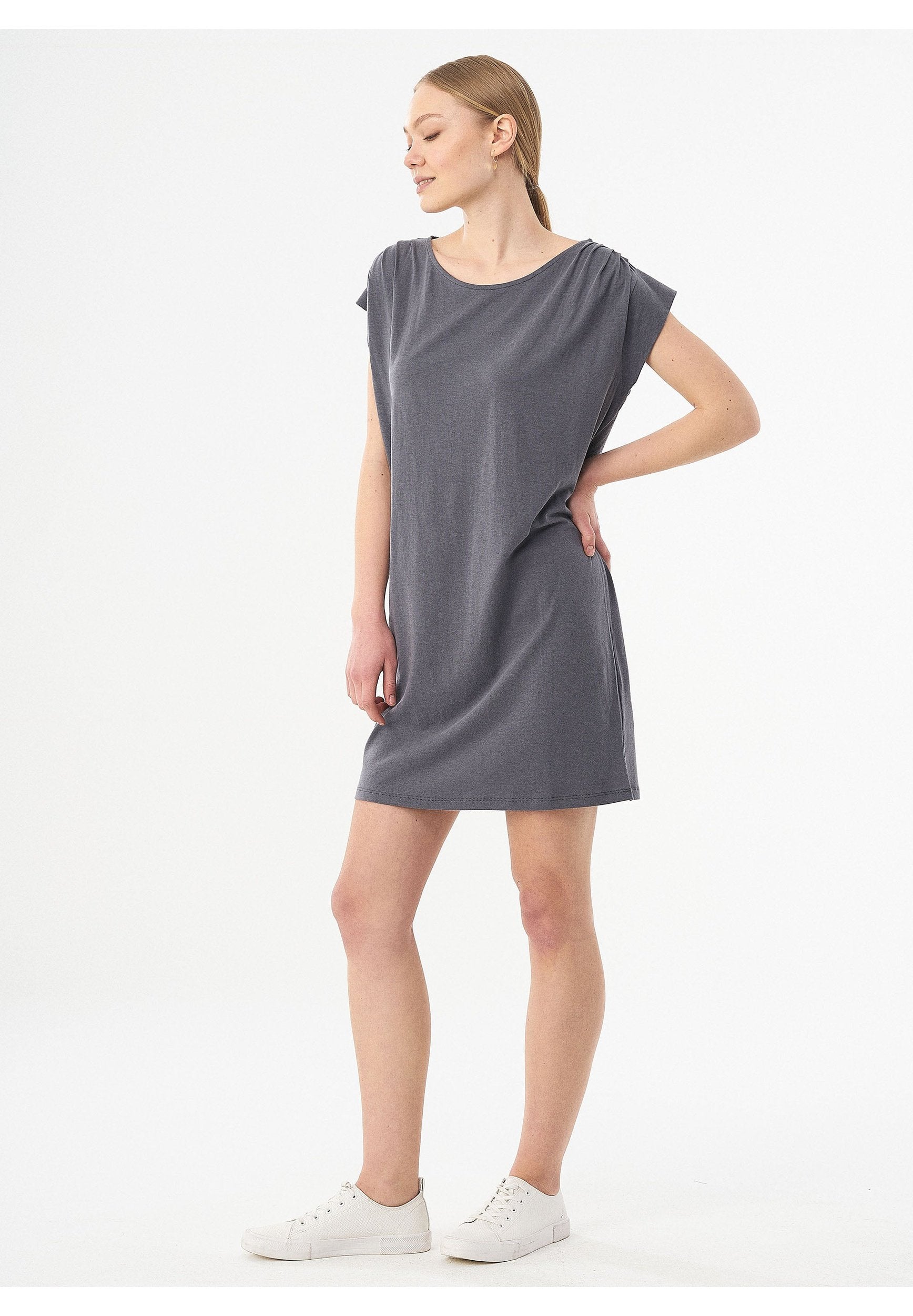 Jerseykleid aus TENCEL™ Lyocell und Bio-Baumwolle