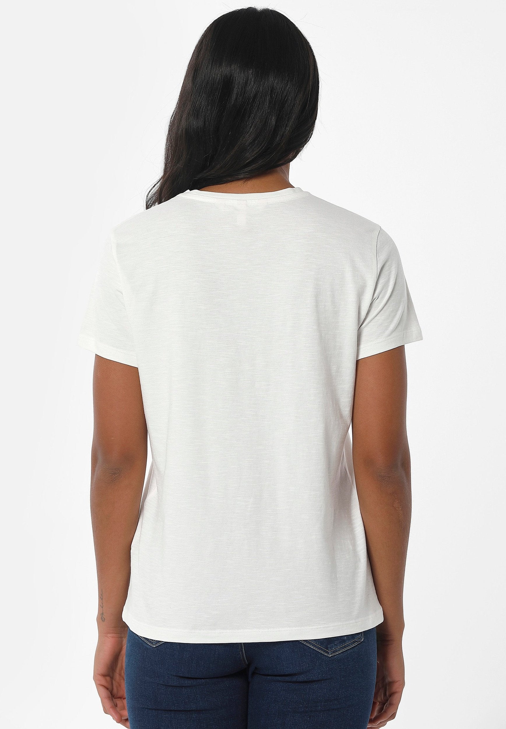 T-Shirt aus Bio-Baumwolle mit Print