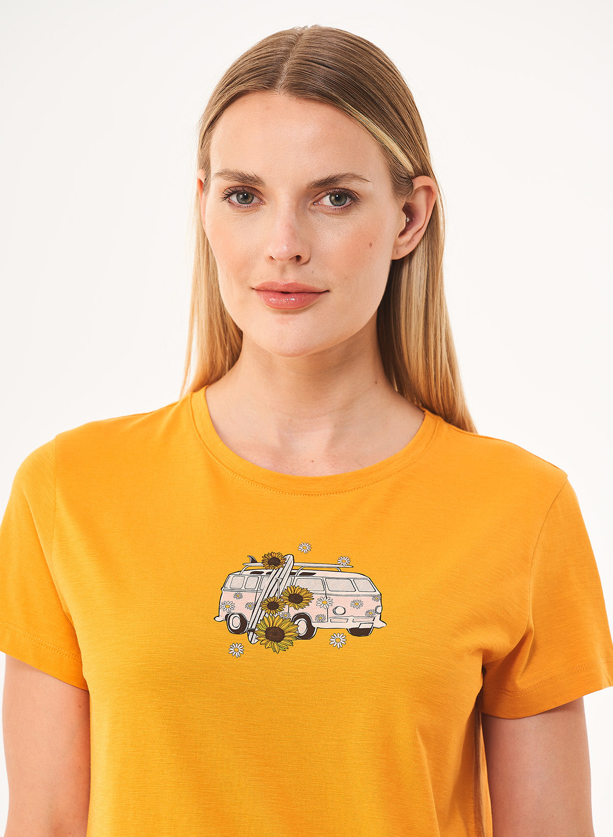 T-Shirt aus Bio-Baumwolle mit Print