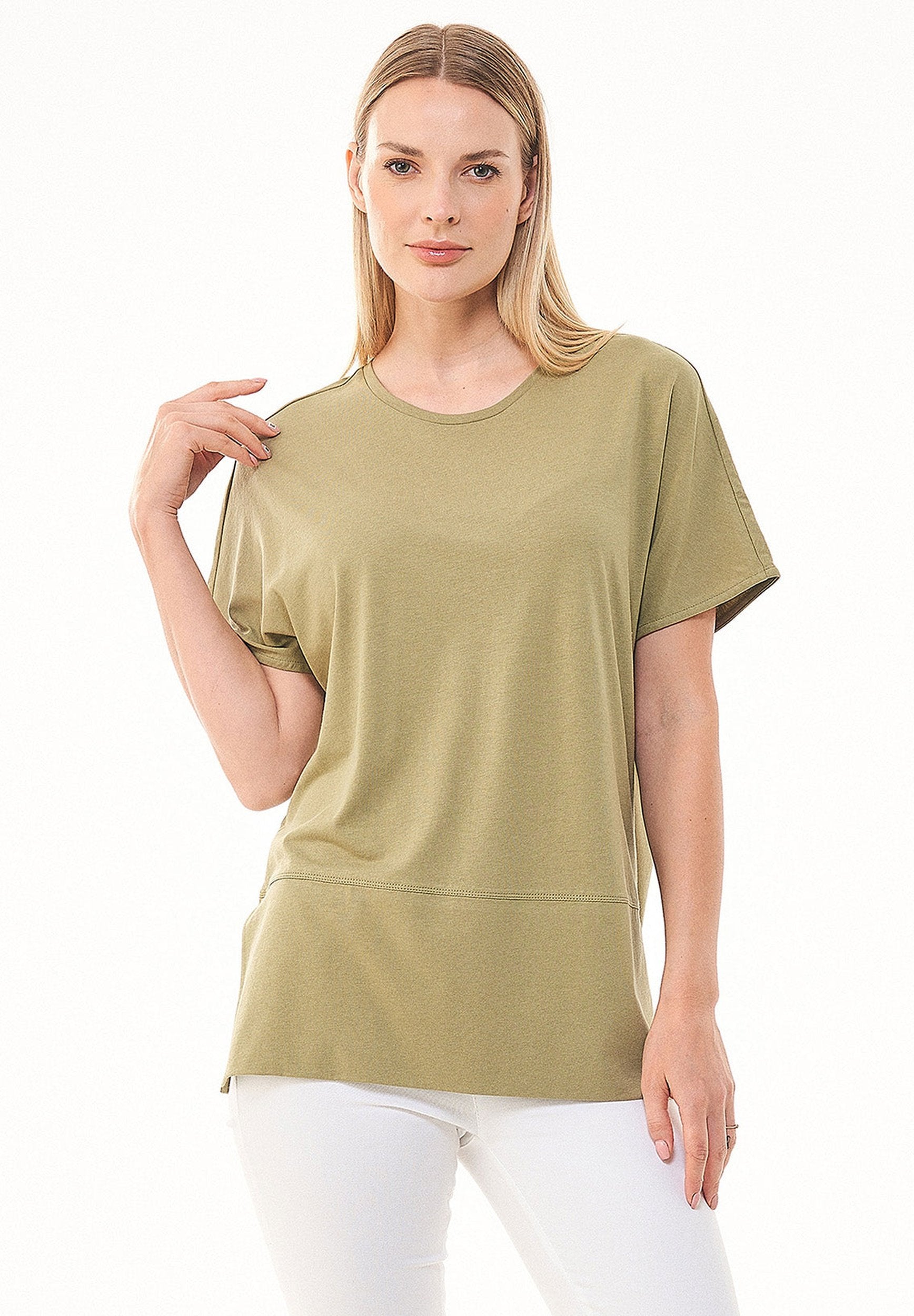 T-shirt aus TENCEL™ Lyocell und Bio-Baumwolle