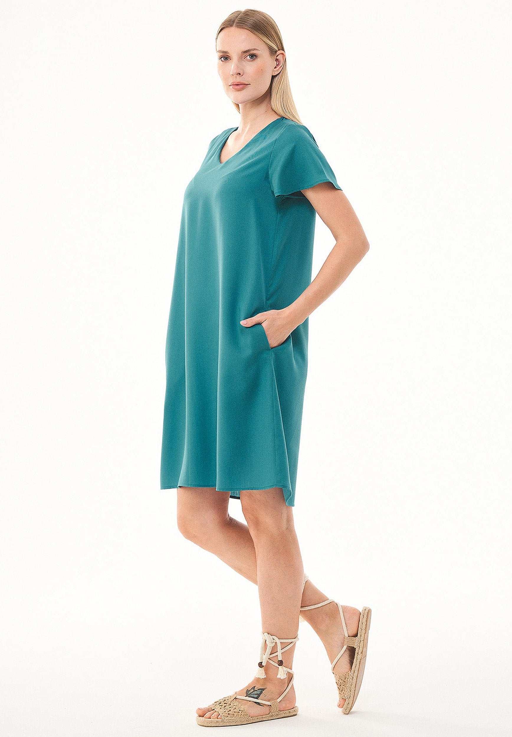 Kleid aus TENCEL™ Lyocell