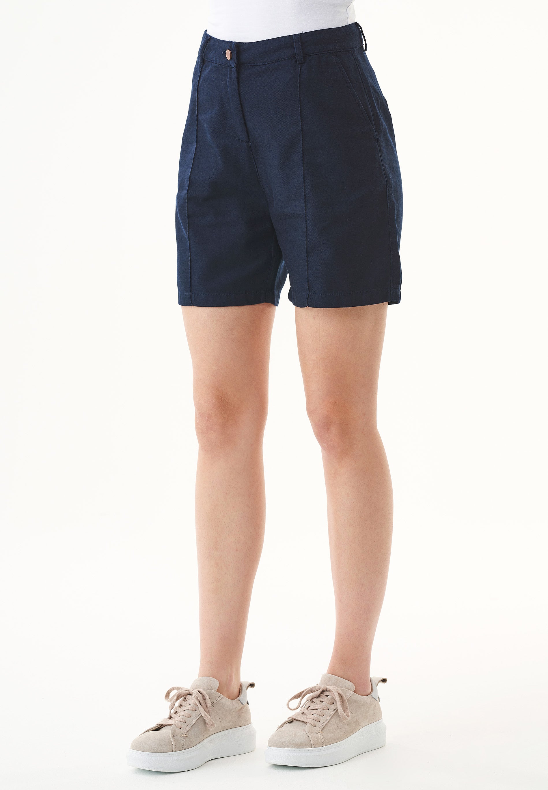Shorts aus TENCEL™ Lyocell und Bio-Baumwolle