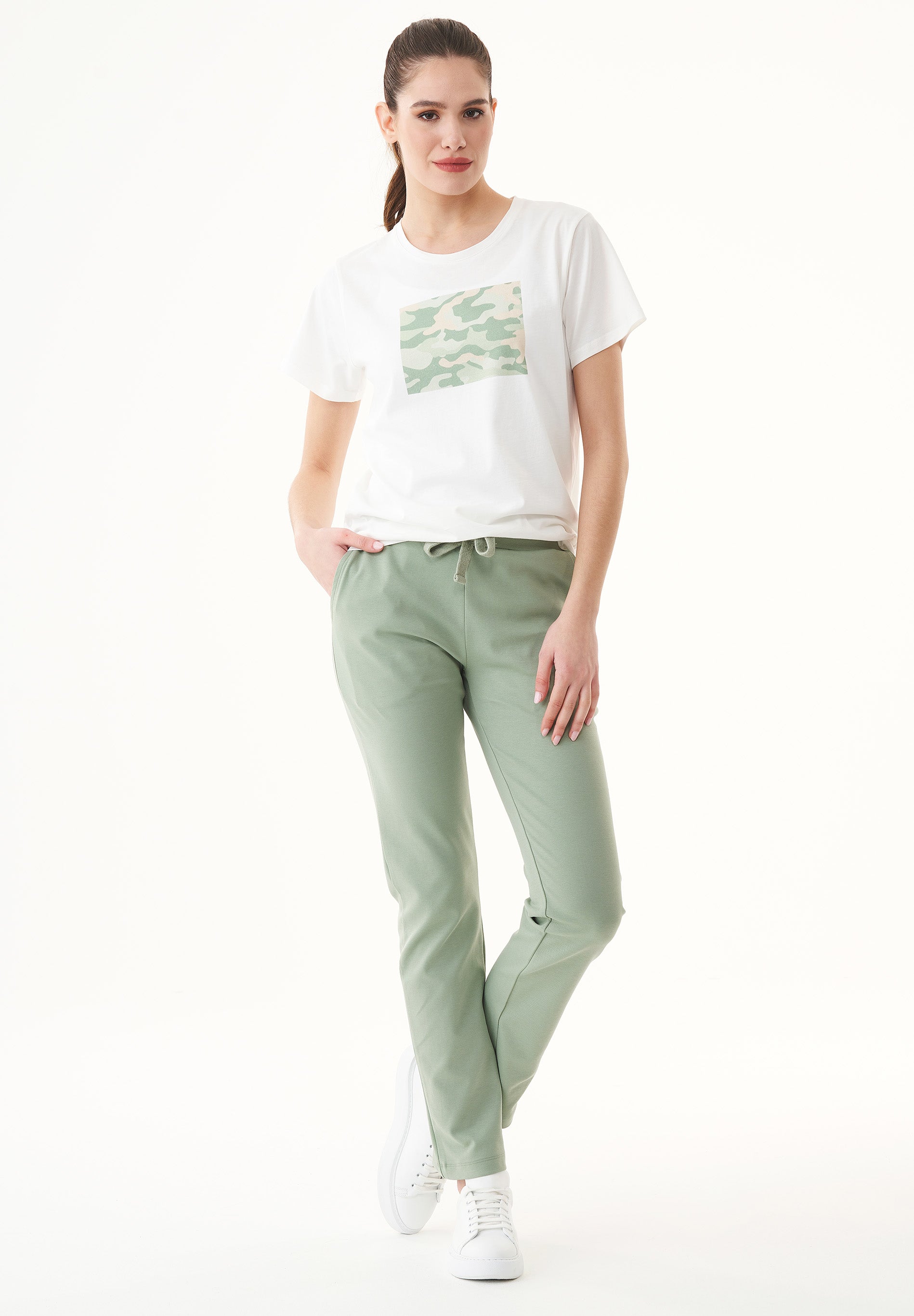 Soft Touch Sweathoodie Aus Bio Baumwolle Wcasual031 Mid Olive