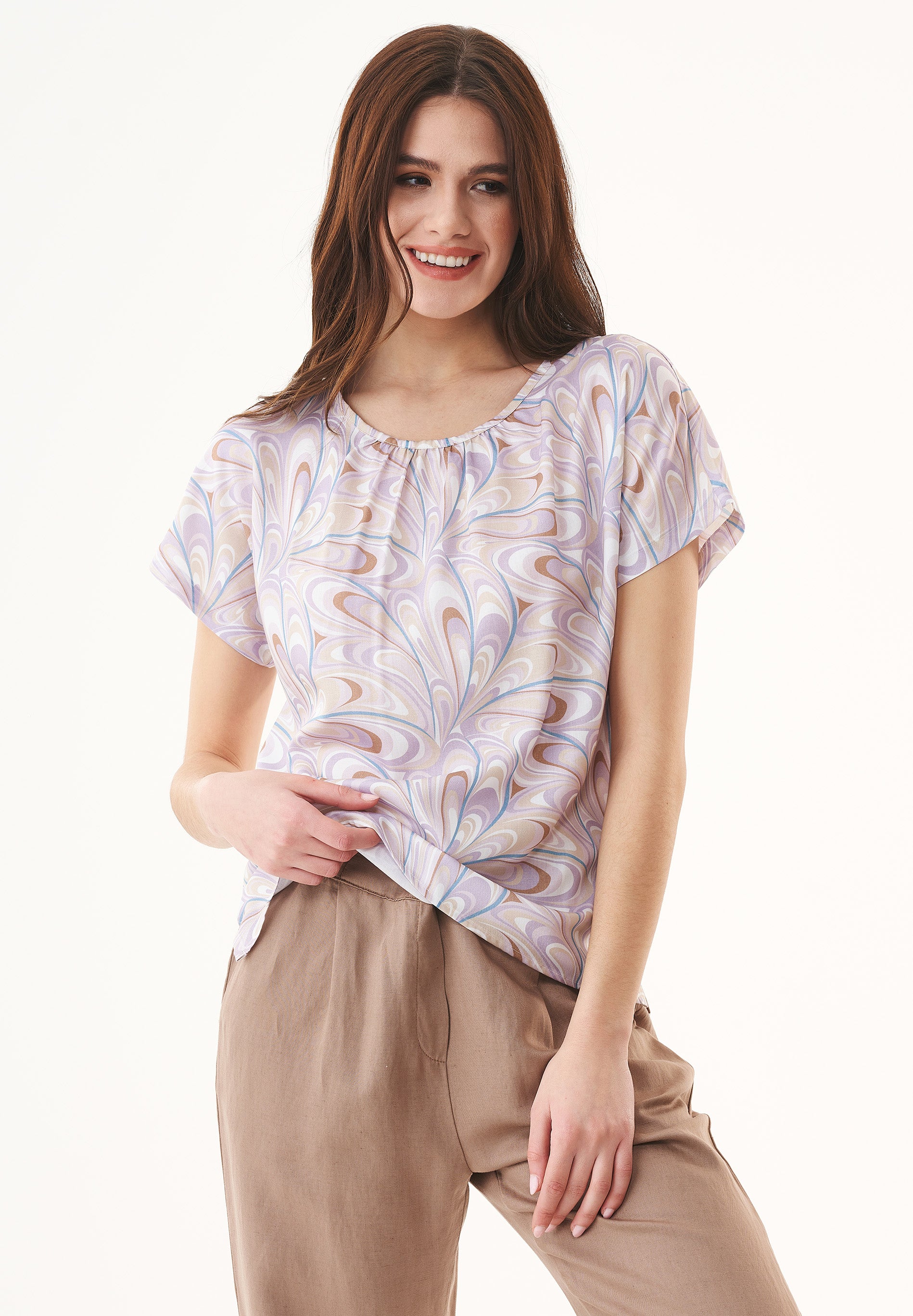 Bluse aus TENCEL™ Lyocell